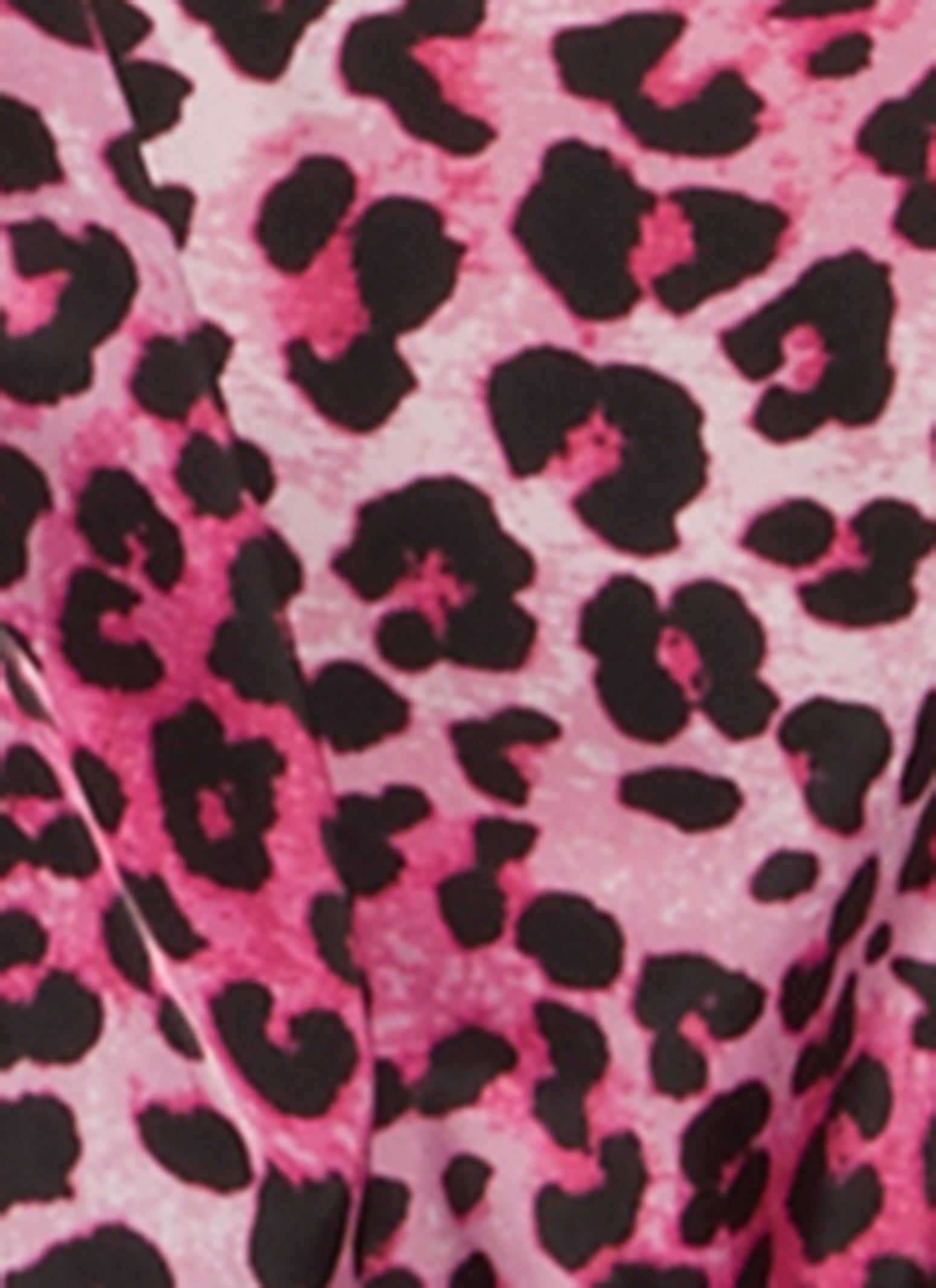 Animal Print Ruched Front Puff Sleeve Blouse sold by Rainbow product image thumbnail 3