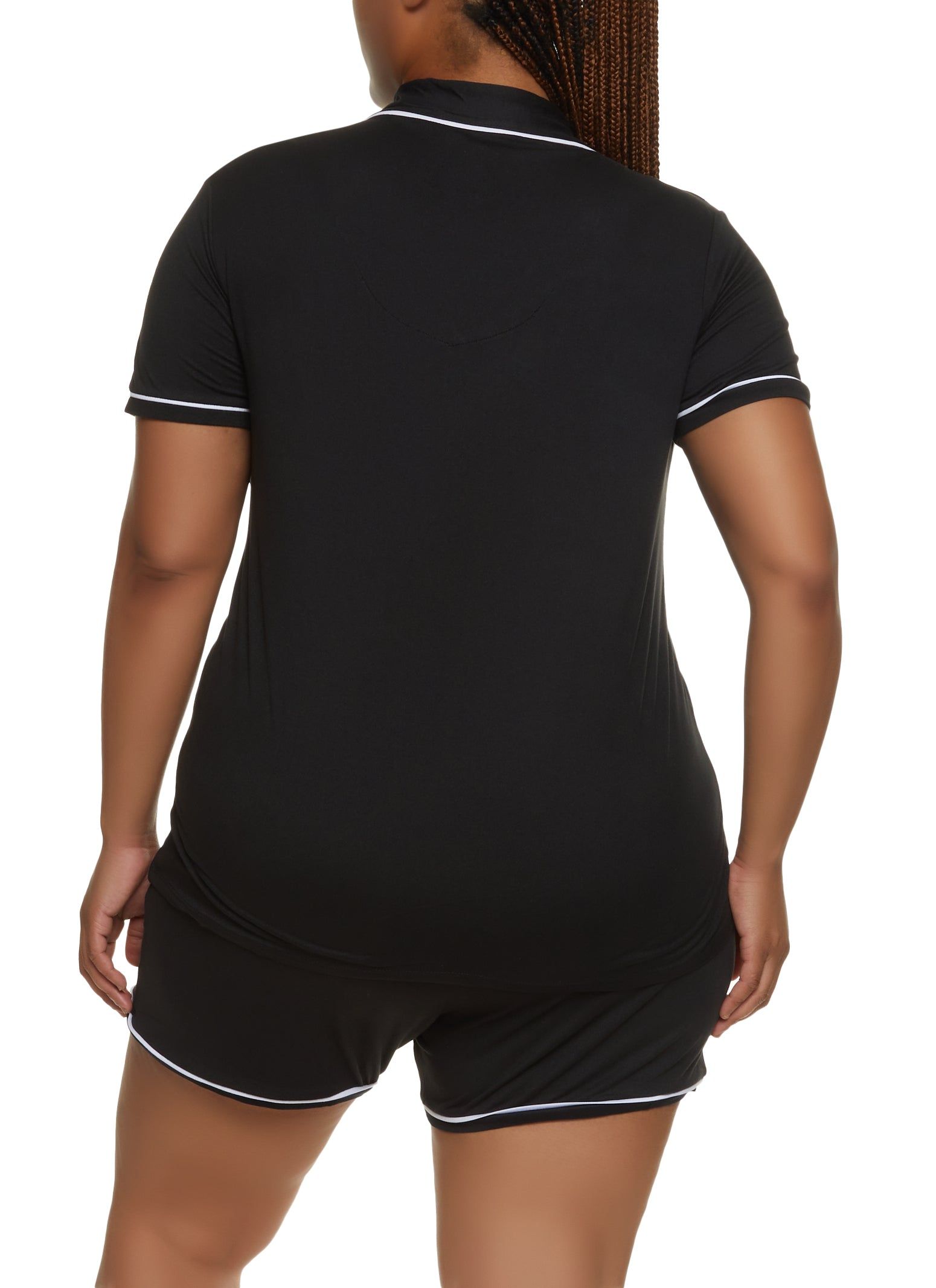 Plus Size Nap Queen Pajama Shirt and Shorts sold by Rainbow product image thumbnail 2