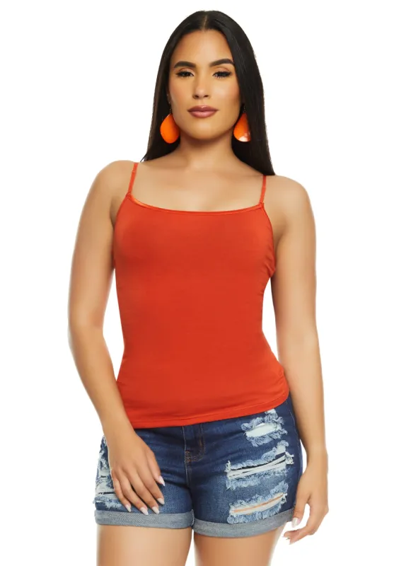 Solid Scoop Neck Cami sold by Rainbow