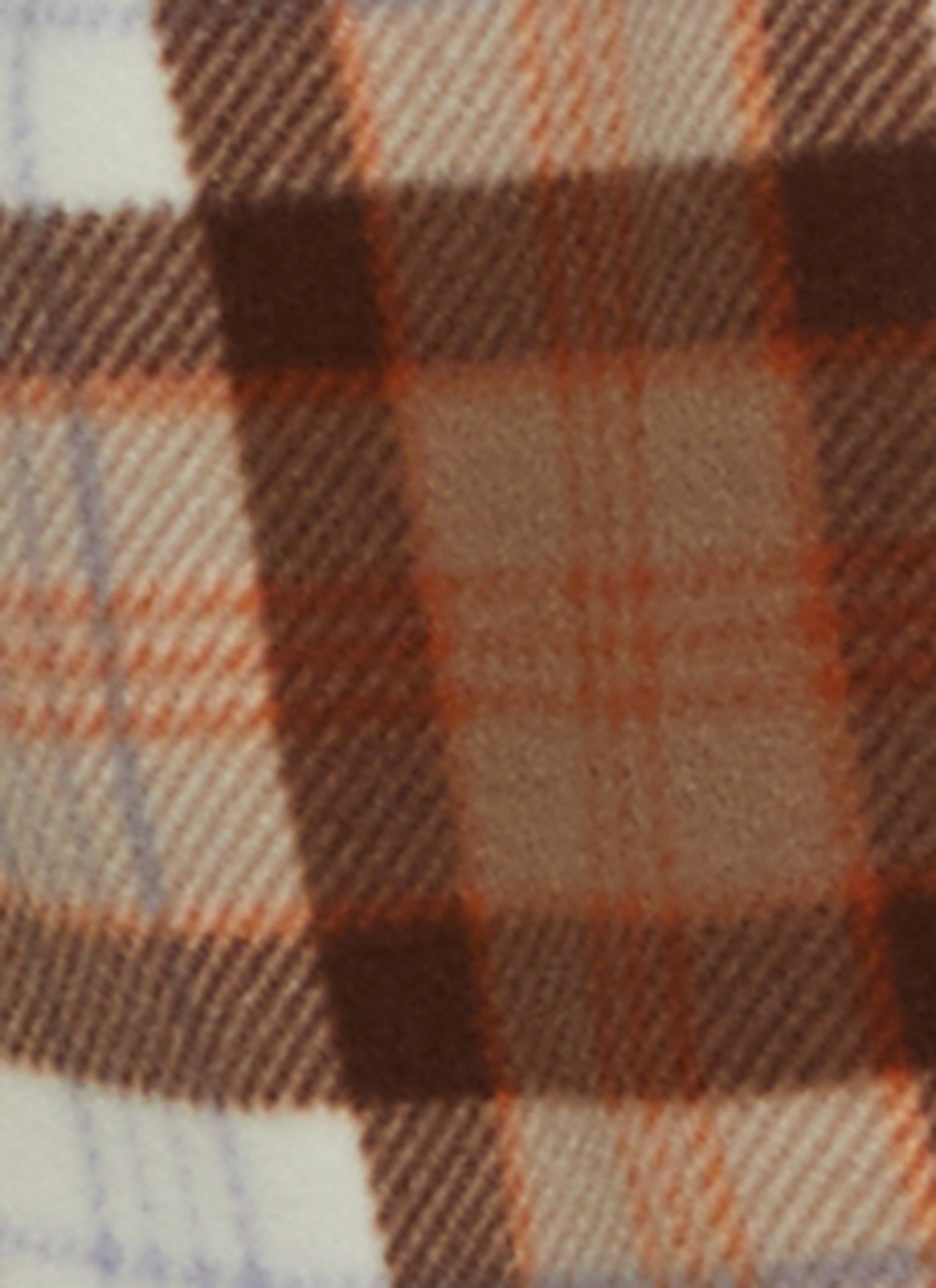 Plus Size Plaid Sherpa Lined Brushed Knit Long Shacket sold by Rainbow product image thumbnail 4