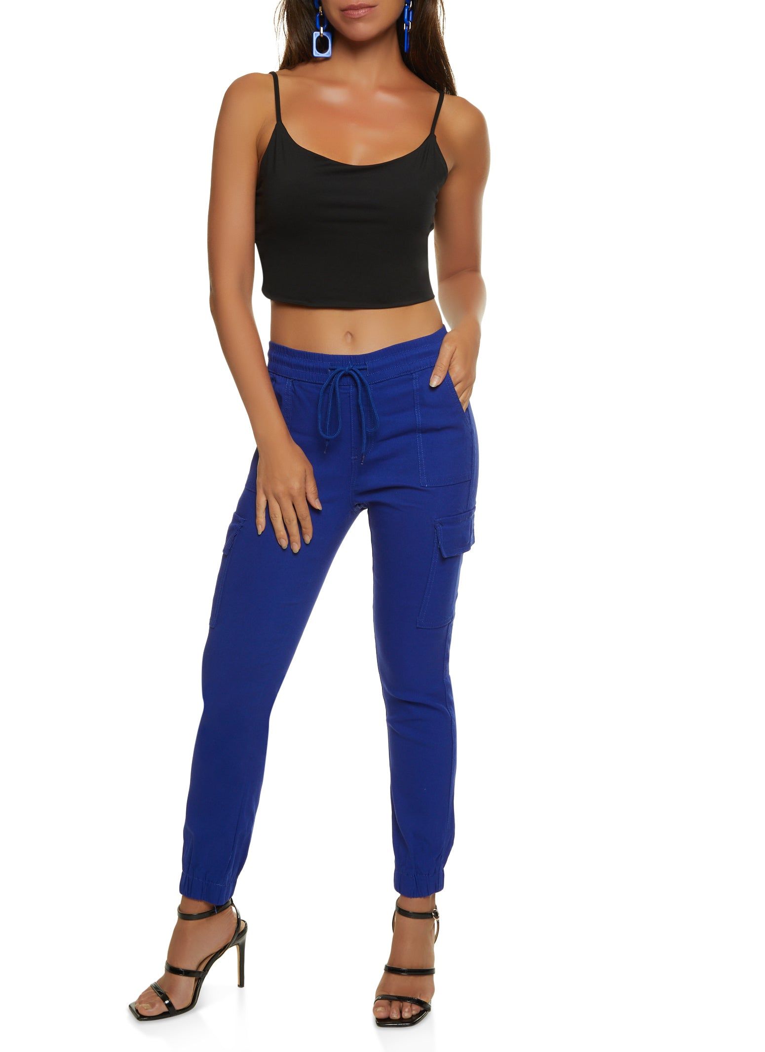 Drawstring Twill Joggers sold by Rainbow product image thumbnail 2