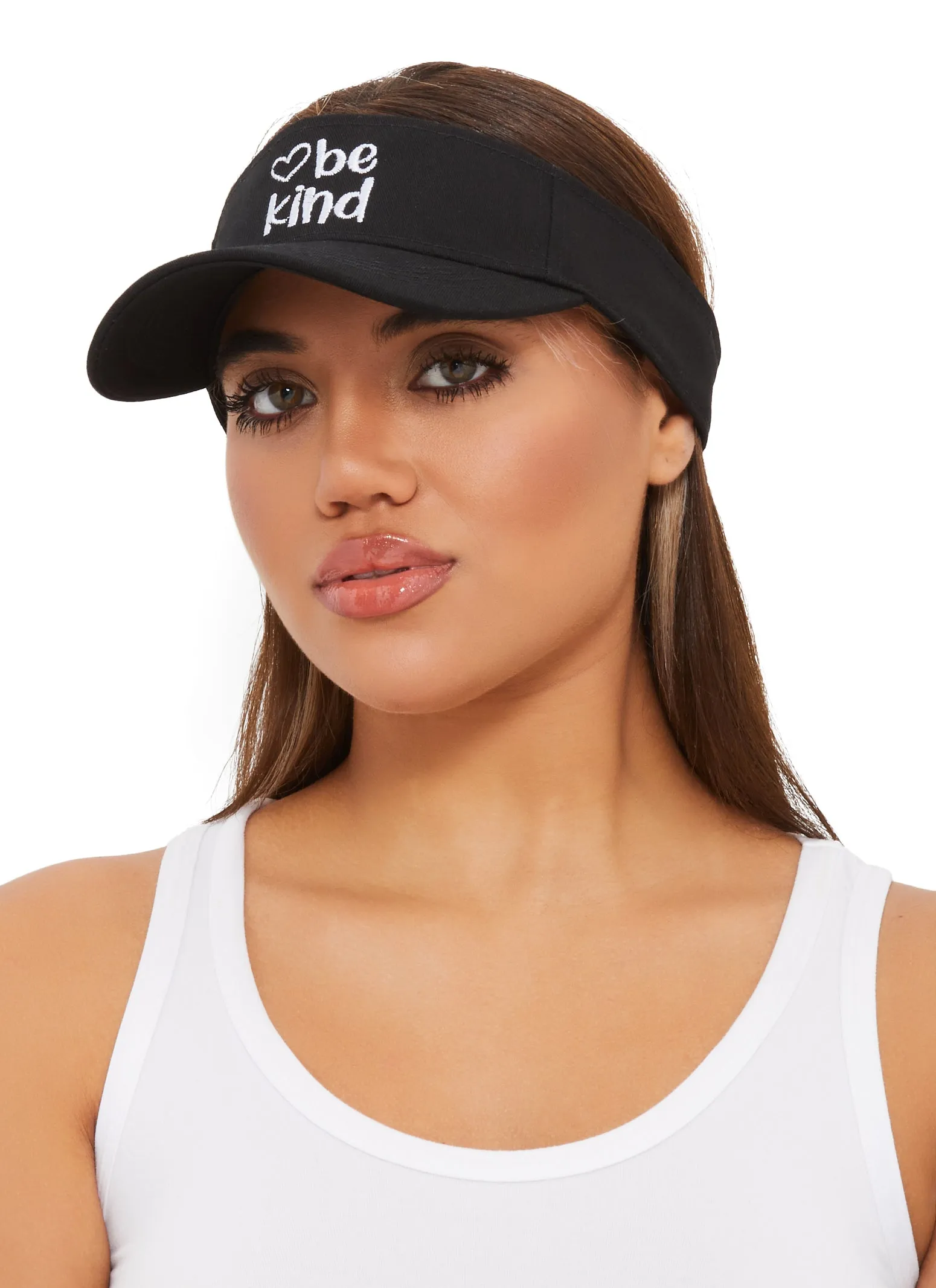 Be Kind Embroidered Visor sold by Rainbow