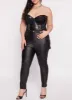 Plus Size Floral Lace Detail Bustier Bodysuit sold by Rainbow