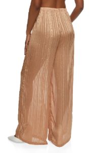 Lurex Shadow Stripe Palazzo Pants sold by Rainbow