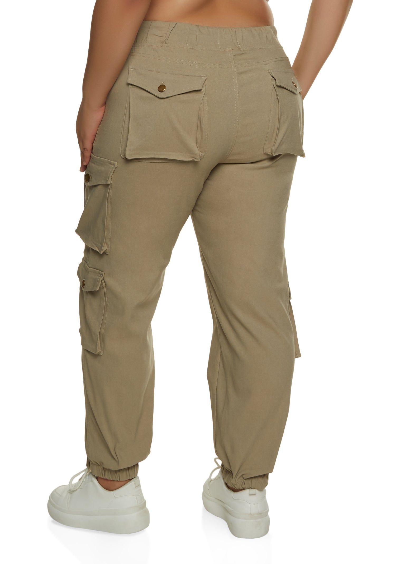 Plus Size Hyperstretch Cargo Pocket Joggers sold by Rainbow product image thumbnail 3