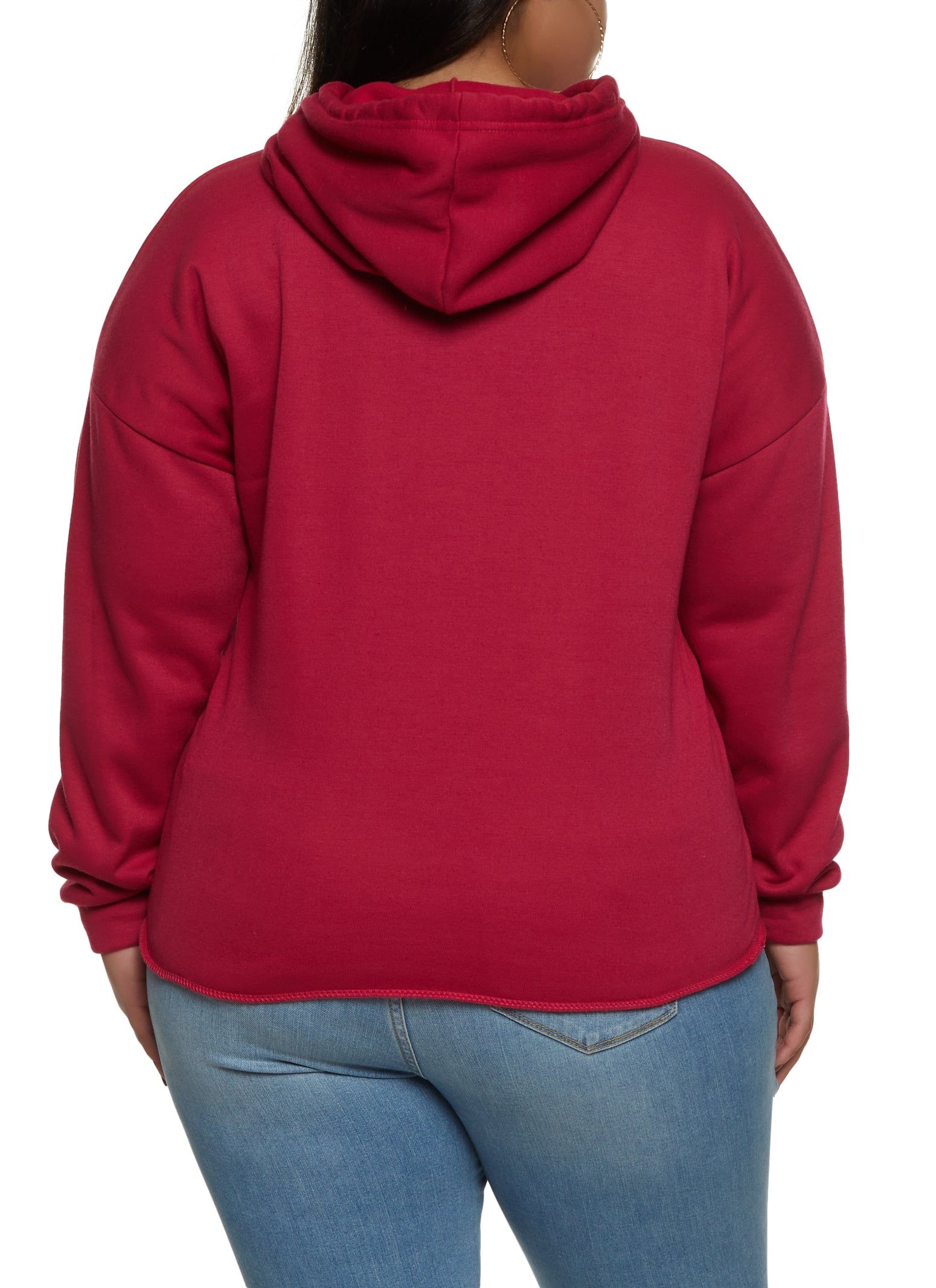 Plus Size Rhinestone Nutritional Facts Hoodie sold by Rainbow product image thumbnail 2