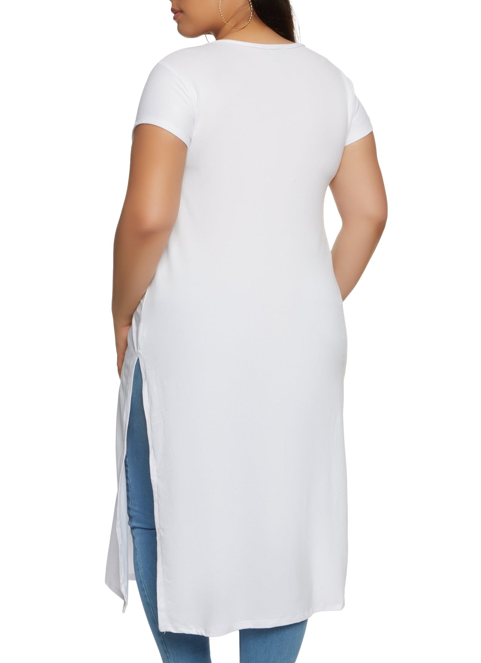 Plus Size Foil Im Not Perfect But Im Original Maxi Tee sold by Rainbow product image thumbnail 2