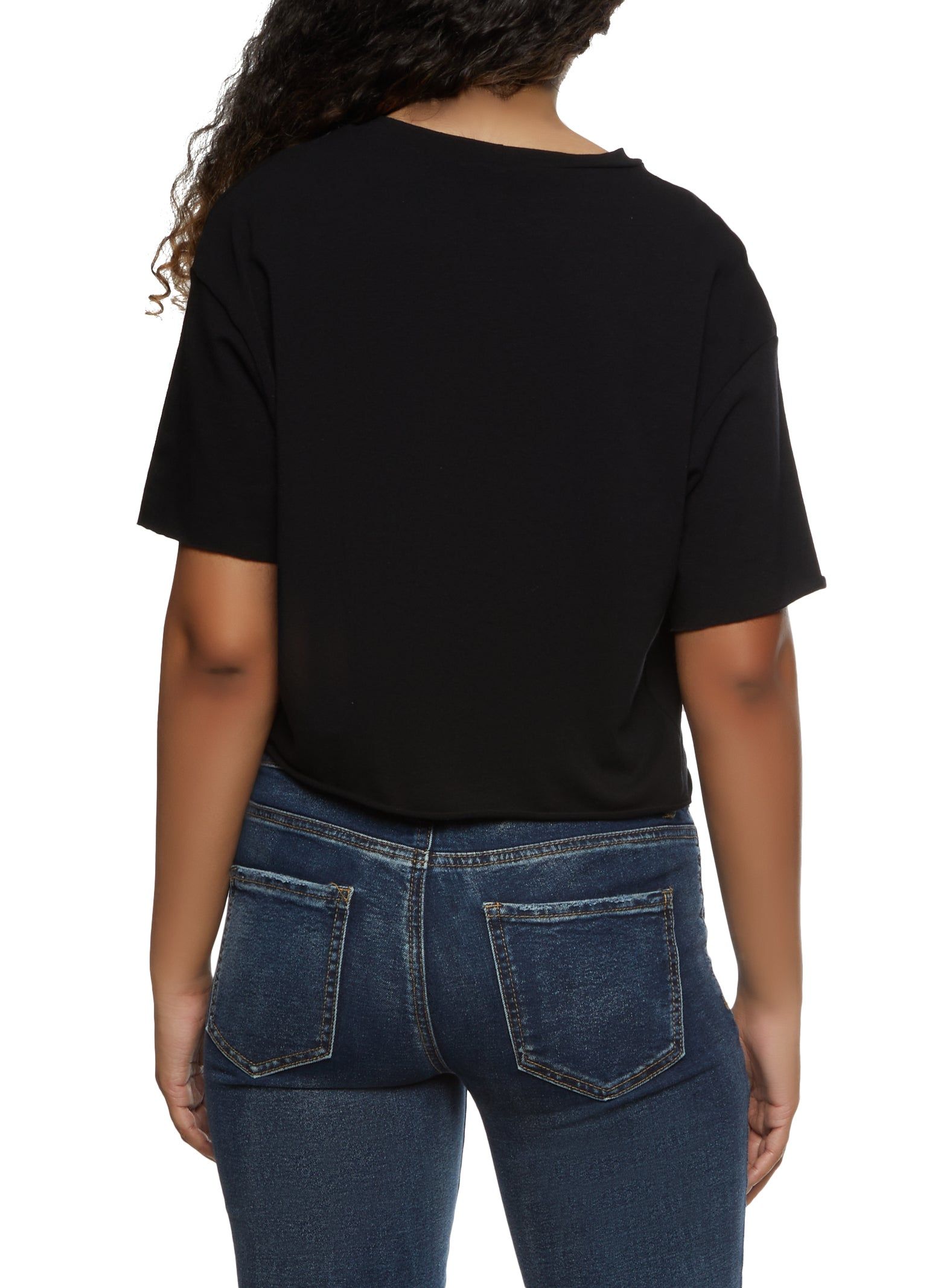 Rock and Roll Laser Cut Graphic Tee sold by Rainbow product image thumbnail 2