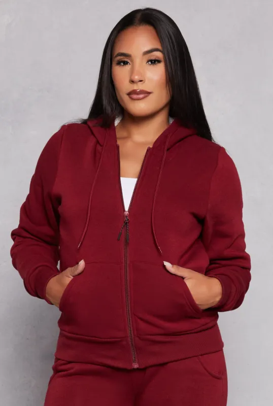 Zip Up Fleece Hoodie sold by Rainbow