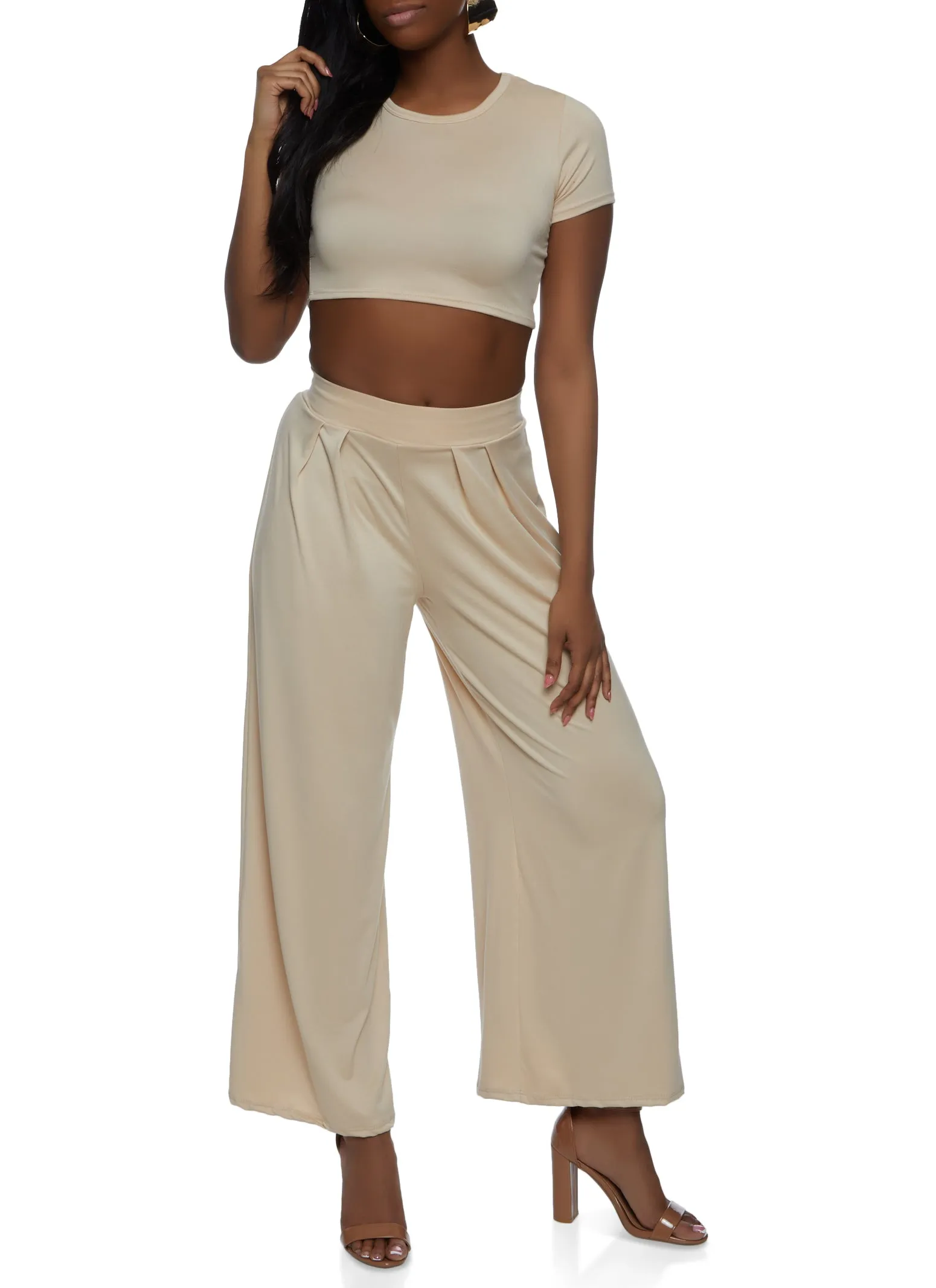 Soft Knit Crop Top sold by Rainbow