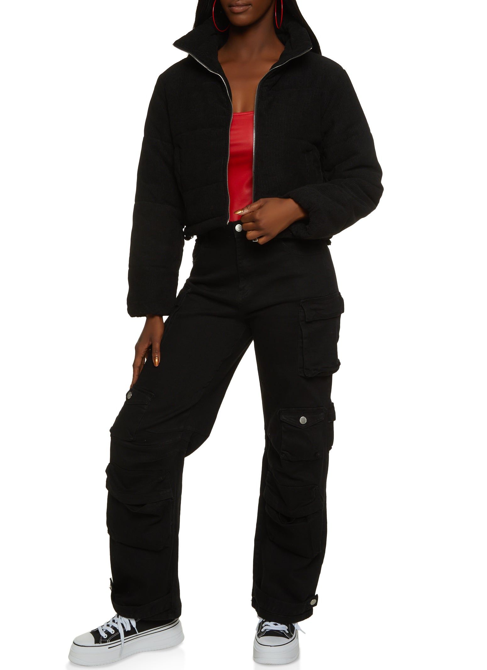 Corduroy Puffer Jacket sold by Rainbow product image thumbnail 2