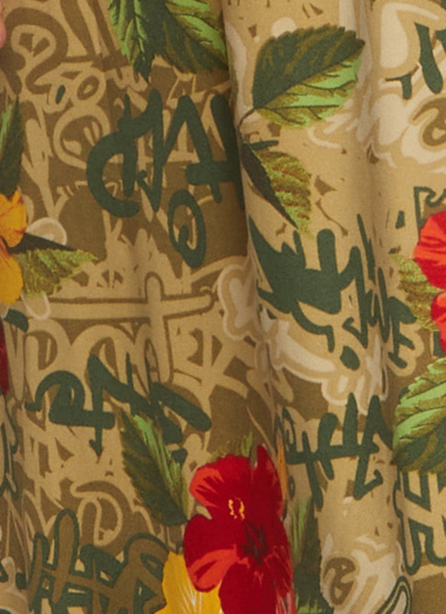 Floral Graffiti Cut Out Maxi Dress sold by Rainbow product image thumbnail 4