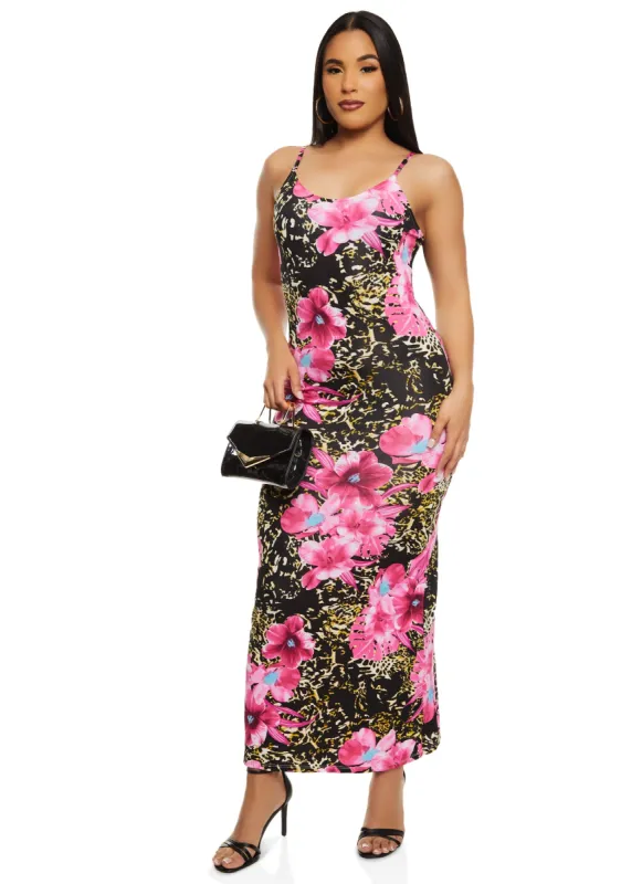 Printed Cami Maxi Dress sold by Rainbow