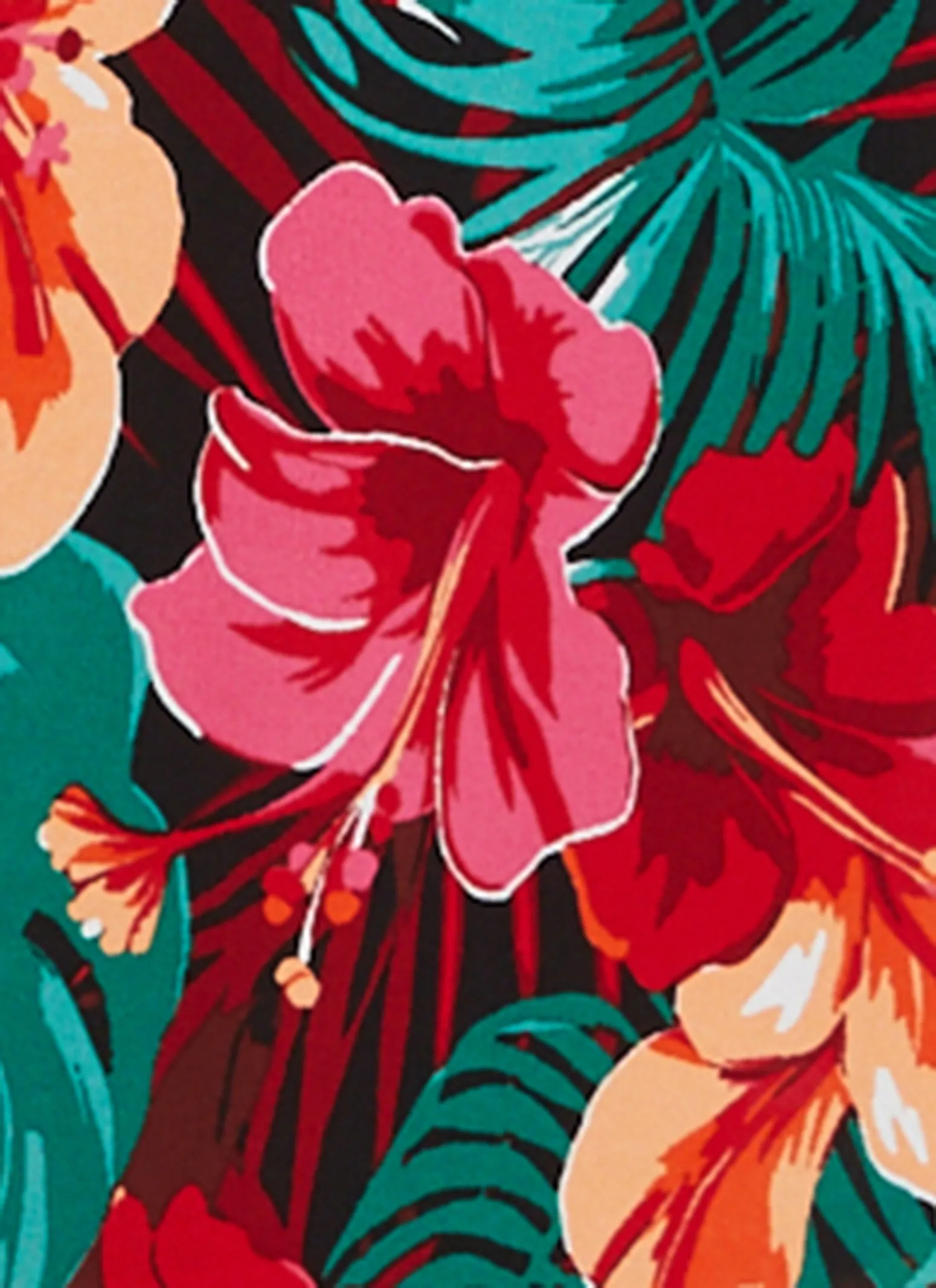 Plus Size Floral Print Smocked Cami Maxi Dress sold by Rainbow product image thumbnail 4