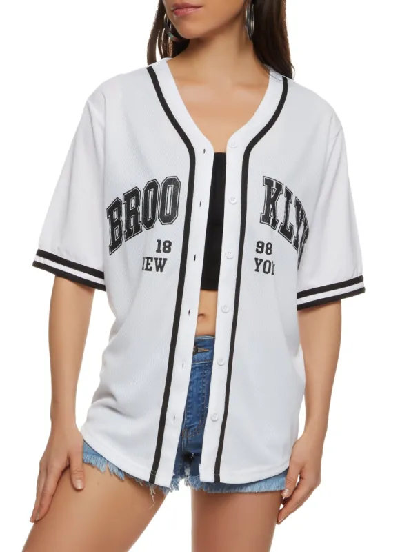 Mesh Brooklyn 1898 New York Baseball Jersey sold by Rainbow