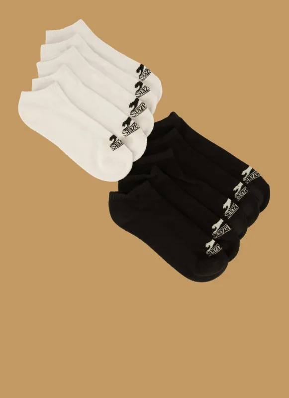 Mens Cushioned Cotton Blend Low Cut Socks 10 Pack sold by Rainbow