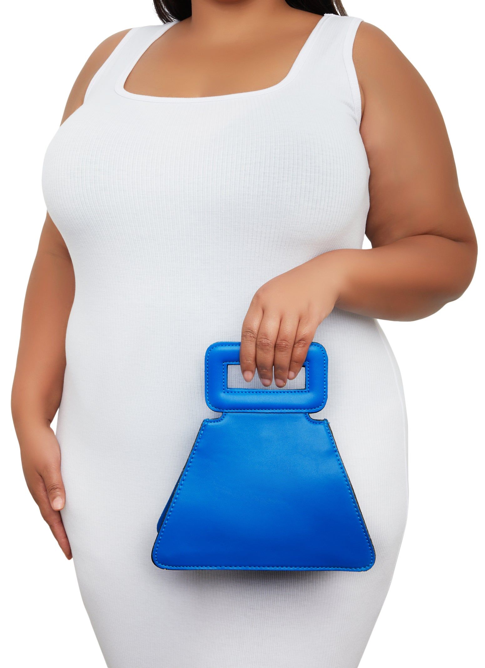 Square Handle Convertible Crossbody Handbag sold by Rainbow