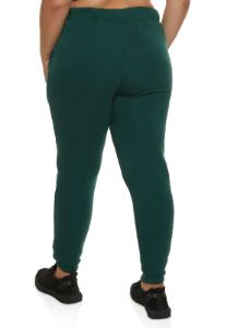 Plus Size Basic Fleece Joggers sold by Rainbow