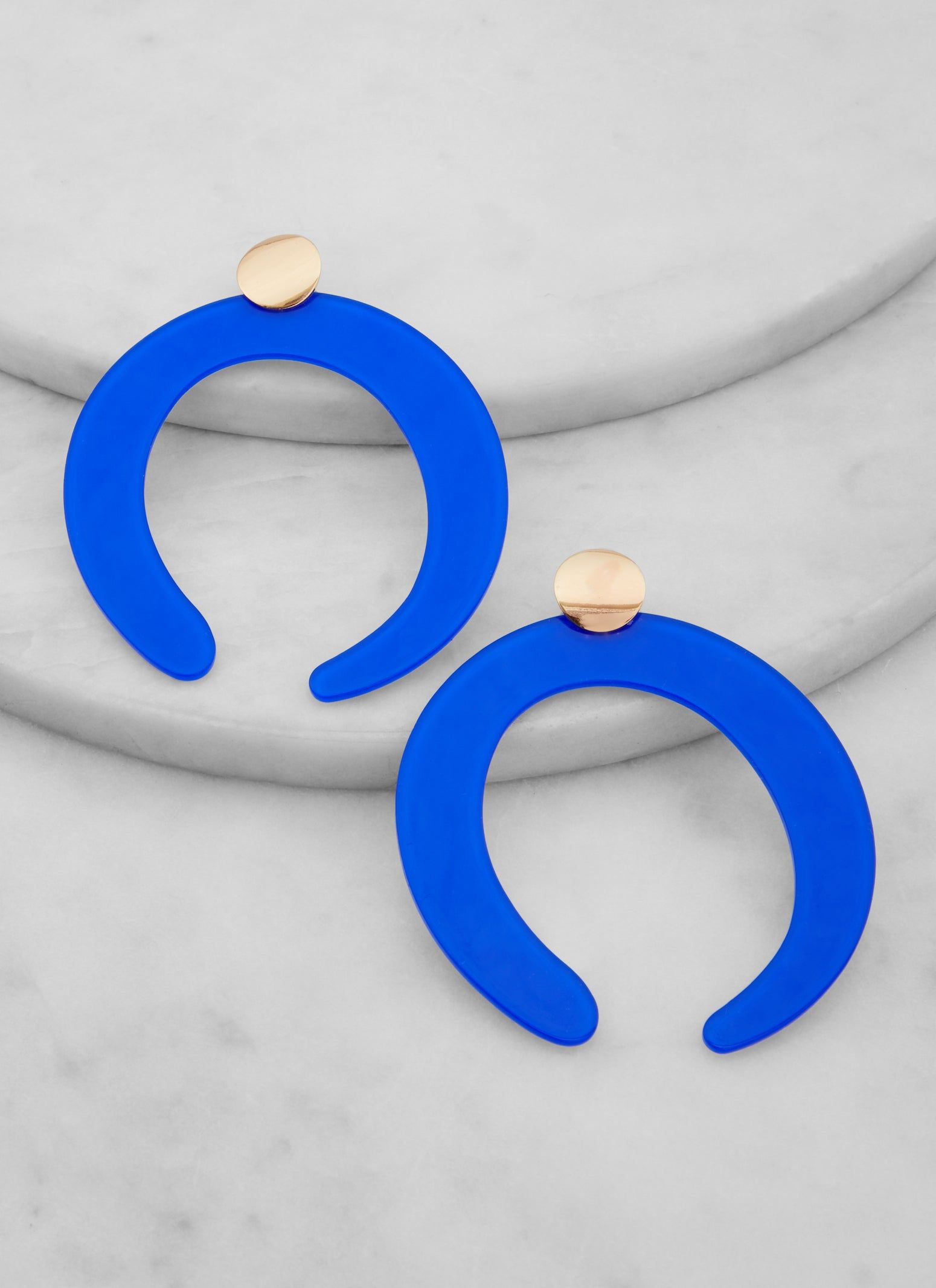 Jumbo Hoop Drop Earrings sold by Rainbow product image thumbnail 2