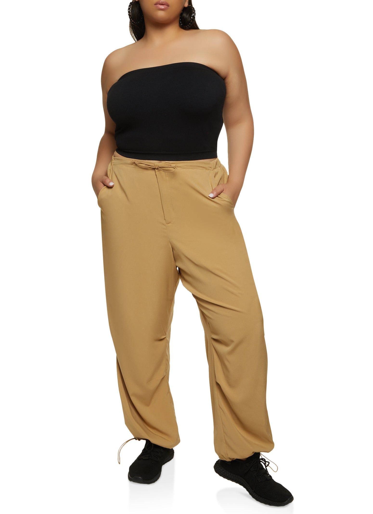 Plus Size Toggle Drawstring Joggers sold by Rainbow product image thumbnail 2