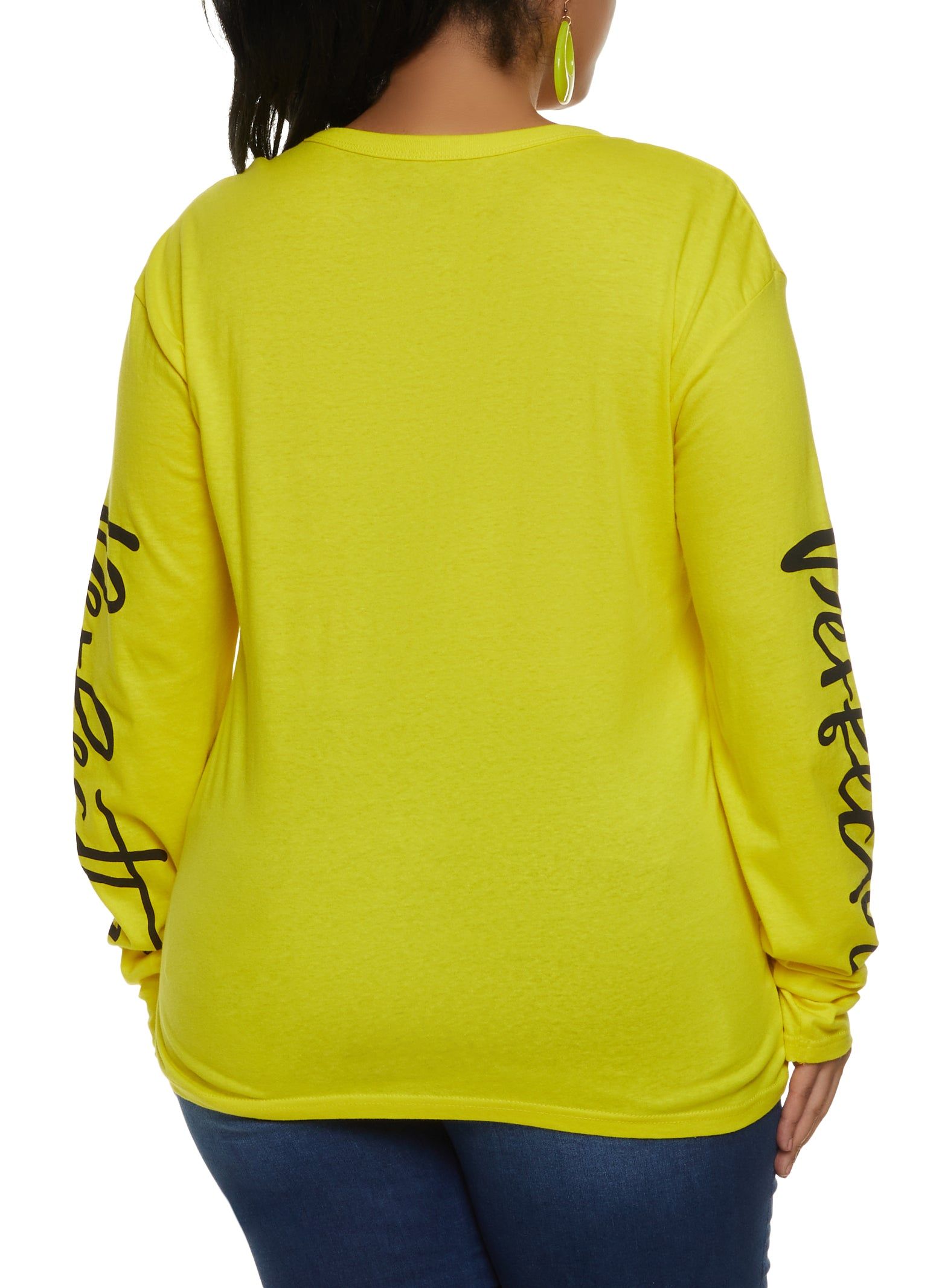 Plus Size Laser Cut Perfectly Imperfect Graphic Tee sold by Rainbow product image thumbnail 2