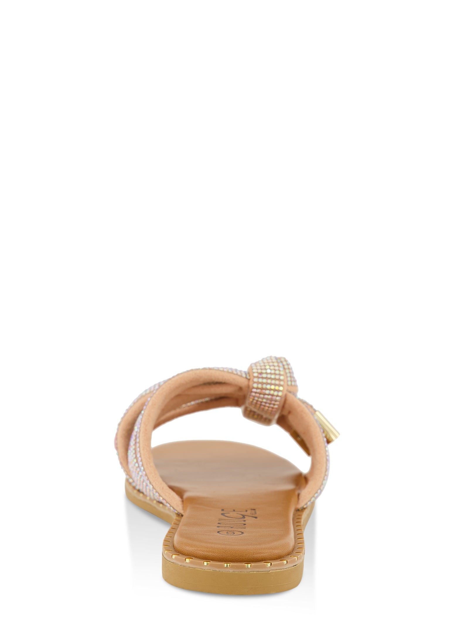 Rhinestone Knot Band Slide Sandals sold by Rainbow product image thumbnail 3