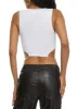 Chain Trim Cropped Tank Top sold by Rainbow