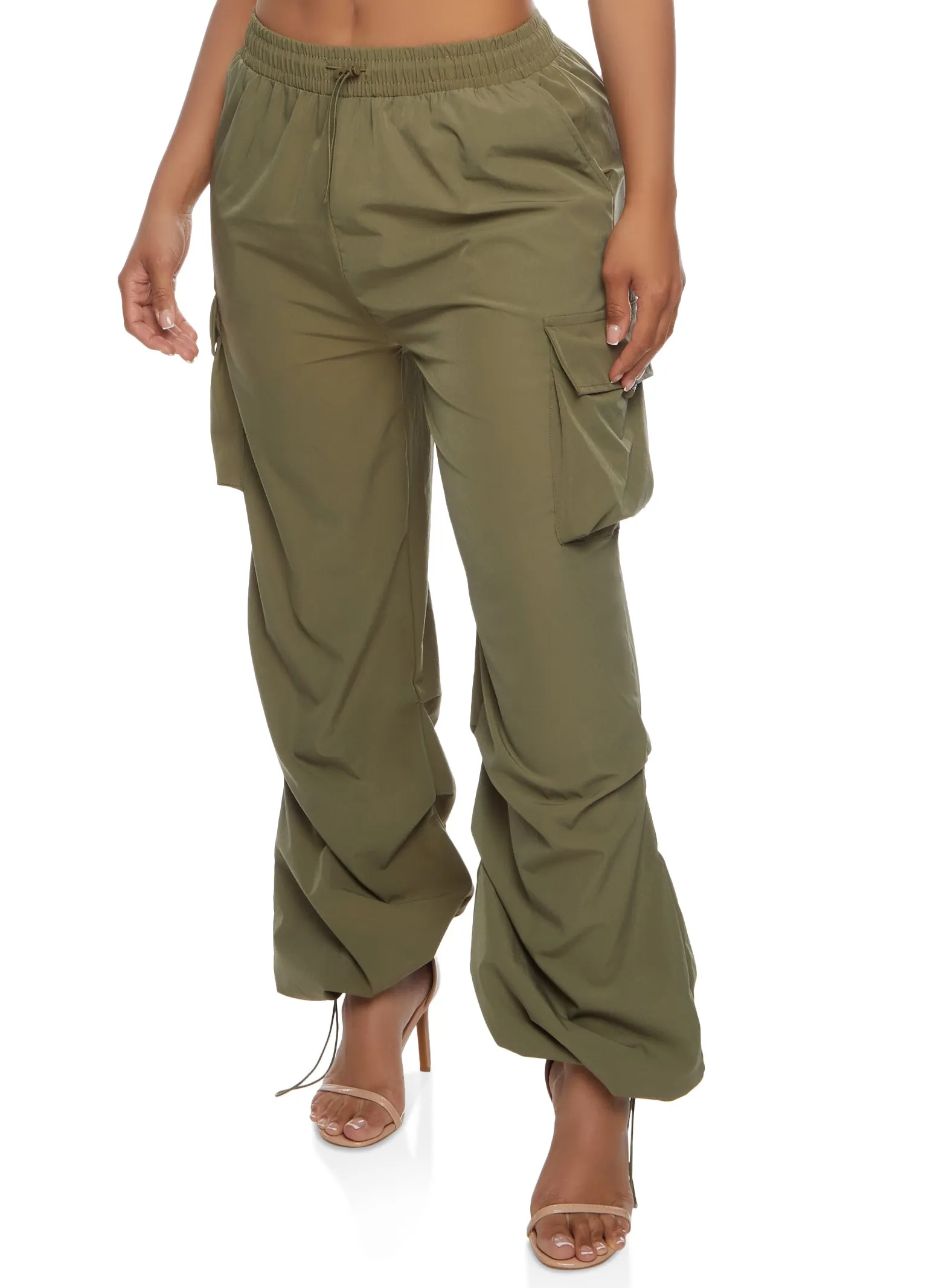 Toggle Drawstring Hem Cargo Pants sold by Rainbow product image thumbnail 2