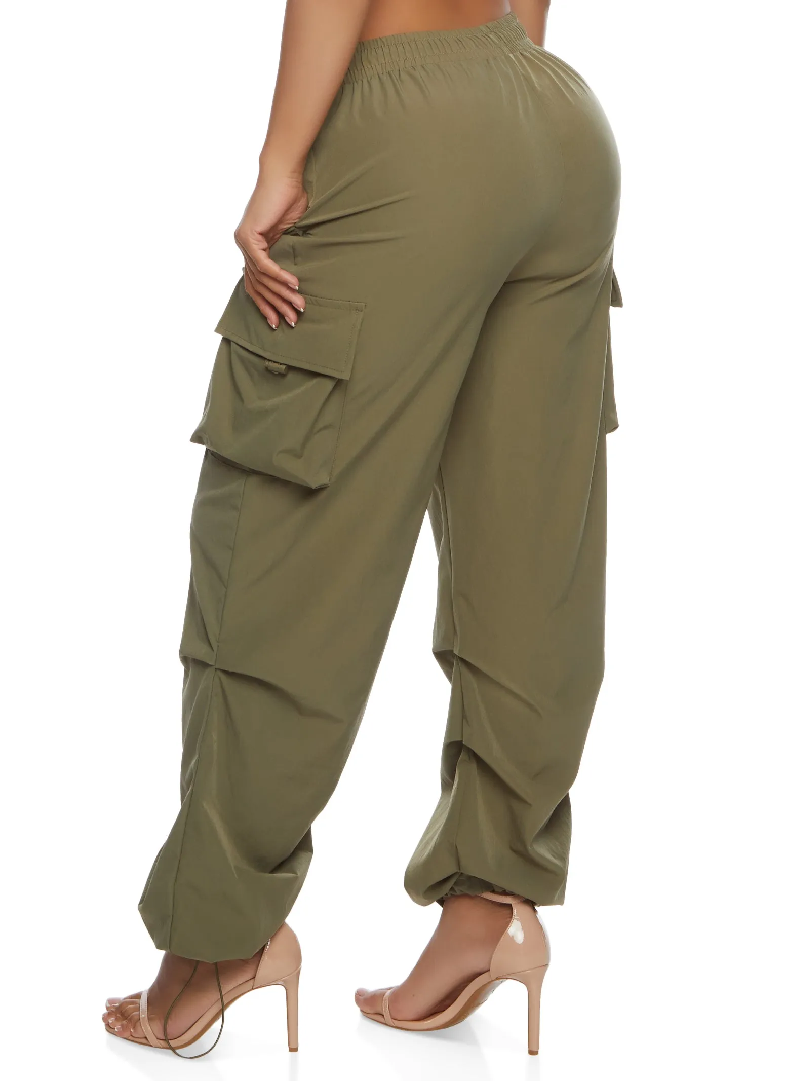 Toggle Drawstring Hem Cargo Pants sold by Rainbow product image thumbnail 3