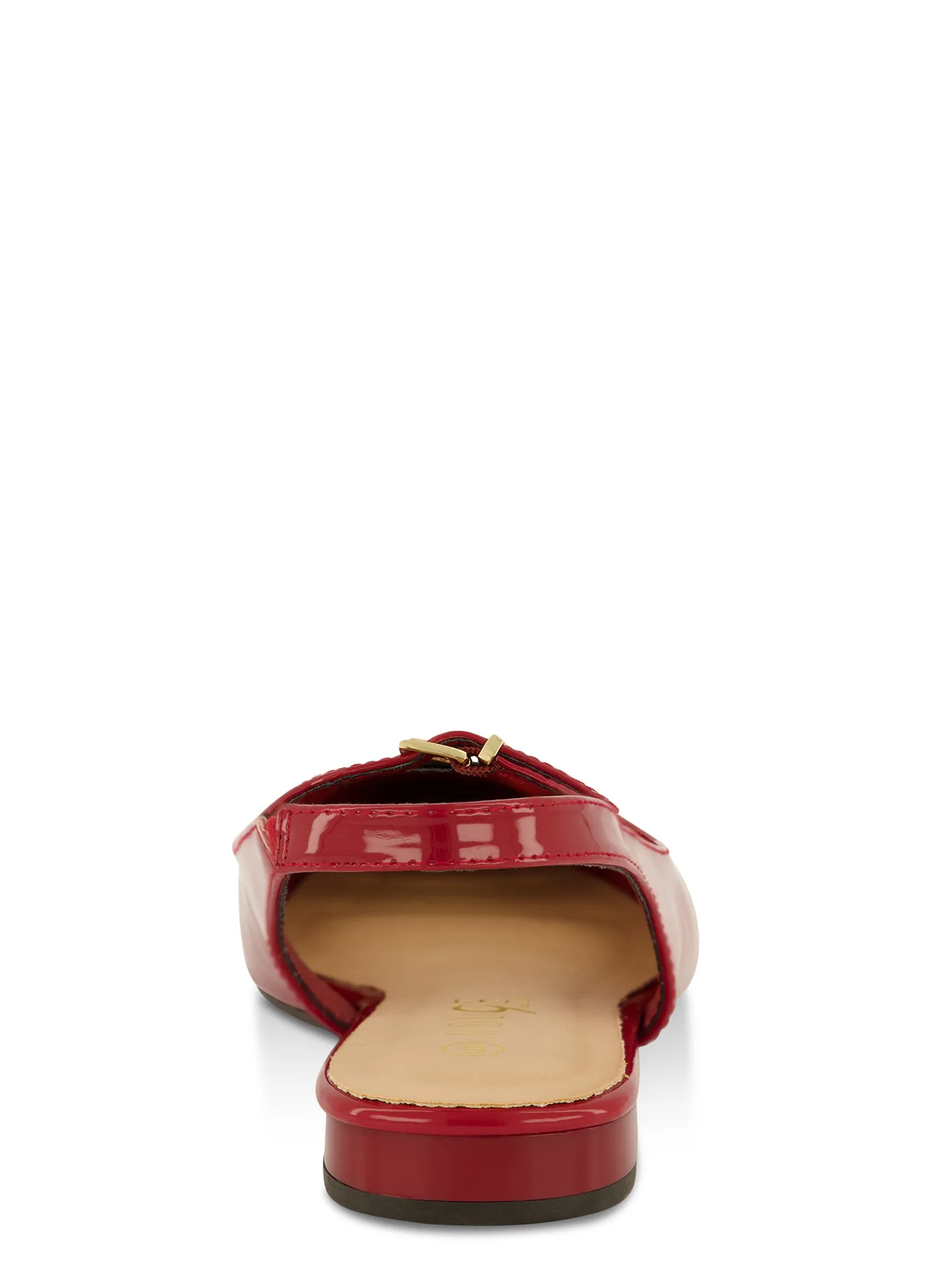 Buckle Detail Slingback Pointed Toe Flats sold by Rainbow product image thumbnail 3