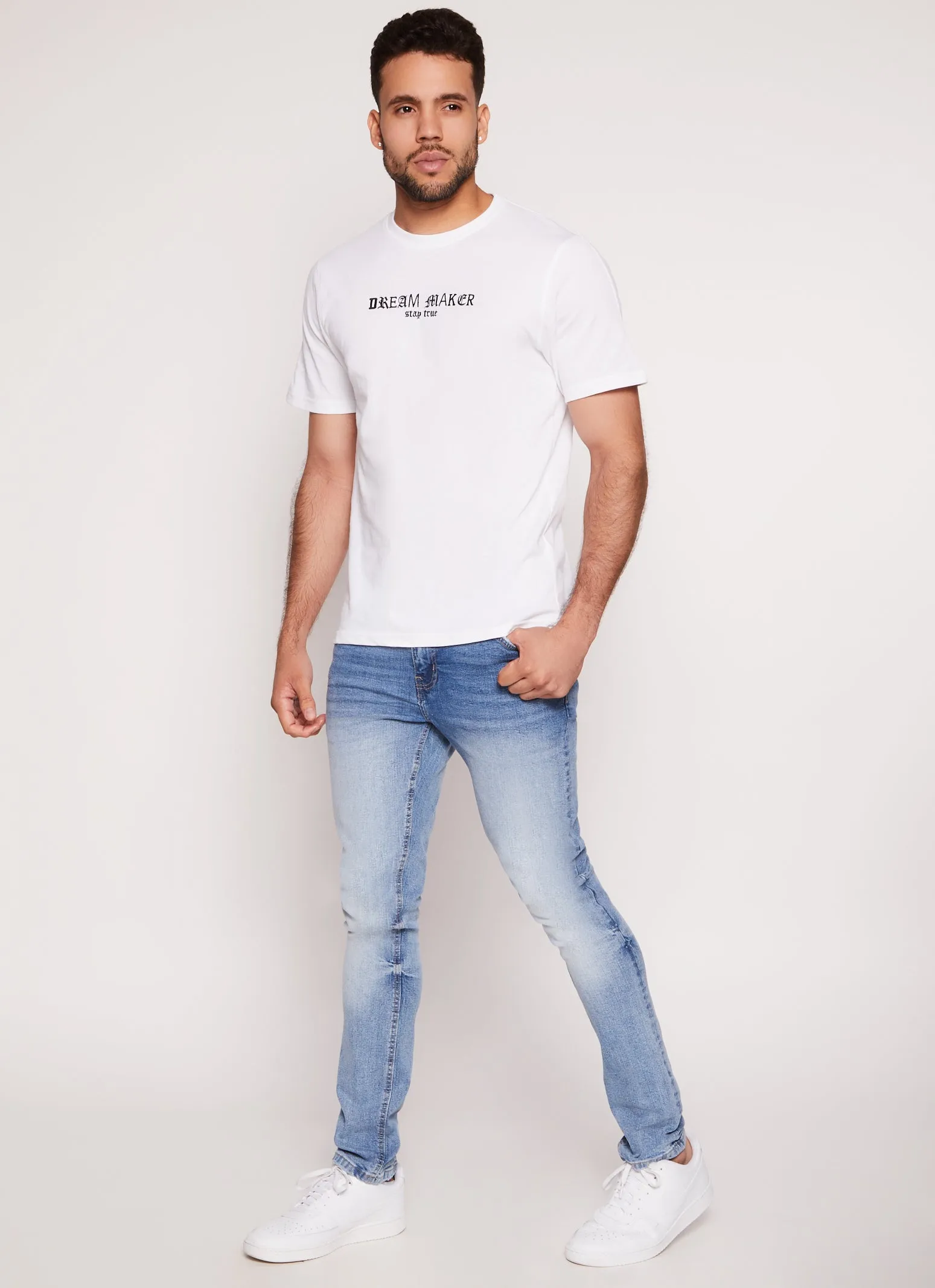 Mens Dream Maker Stay True Graphic Tee sold by Rainbow product image thumbnail 2