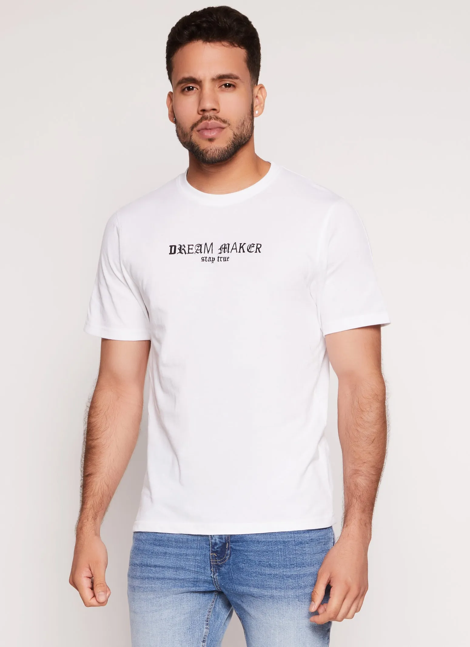 Mens Dream Maker Stay True Graphic Tee sold by Rainbow product image thumbnail 3