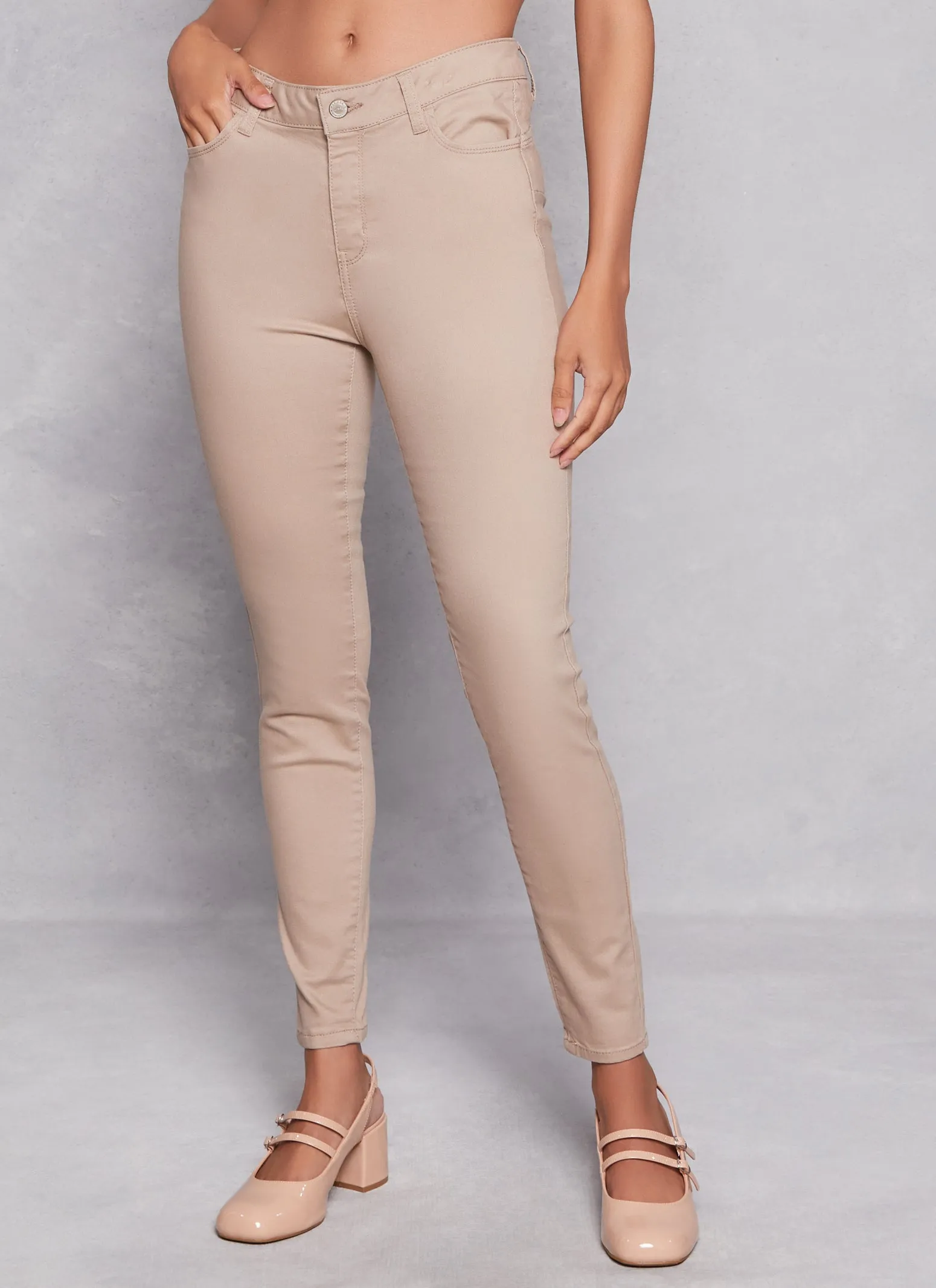 WAX Twill Skinny Leg Pants sold by Rainbow product image thumbnail 2