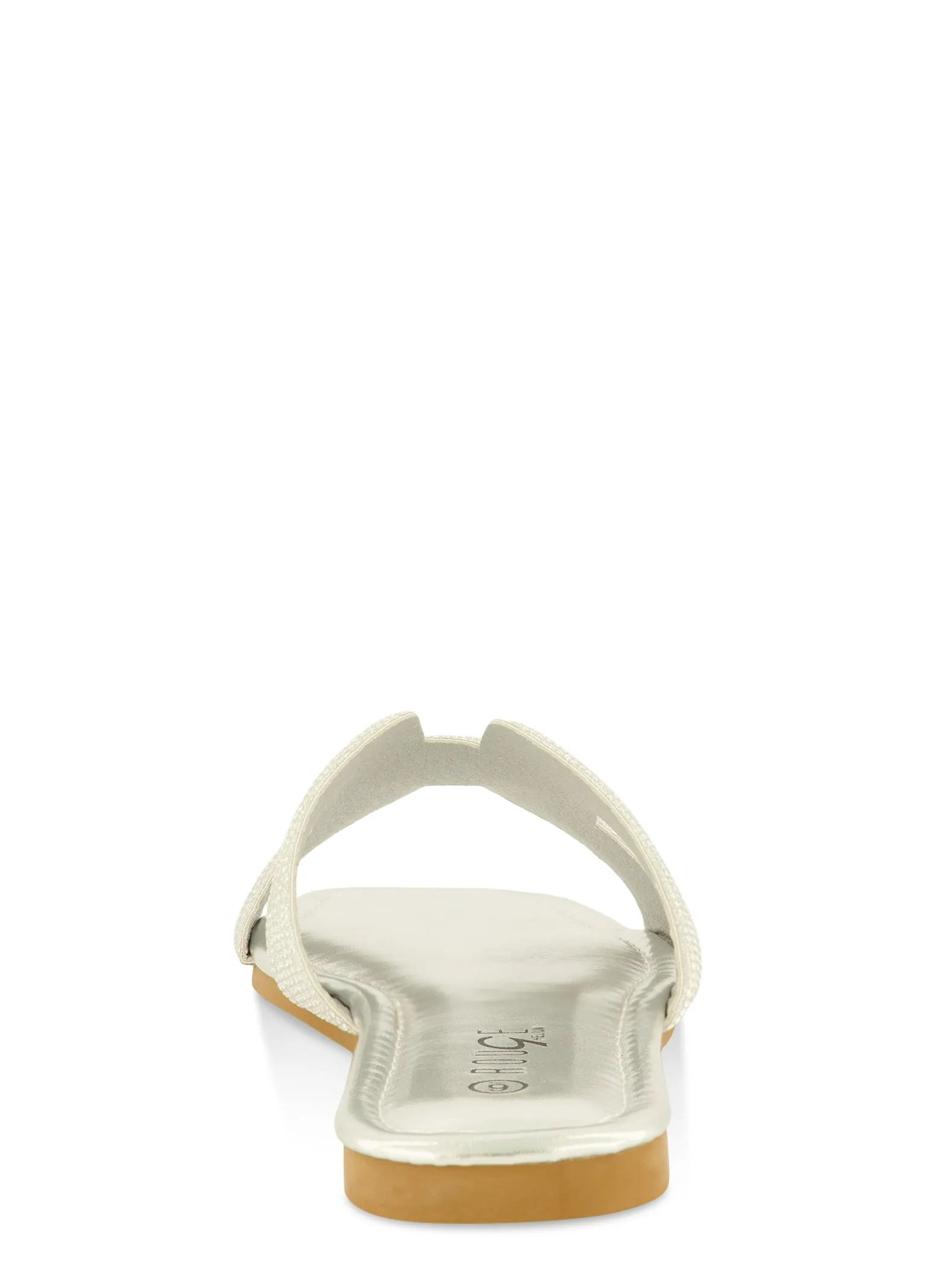 Glitter H Band Flat Slide Sandals sold by Rainbow product image thumbnail 3