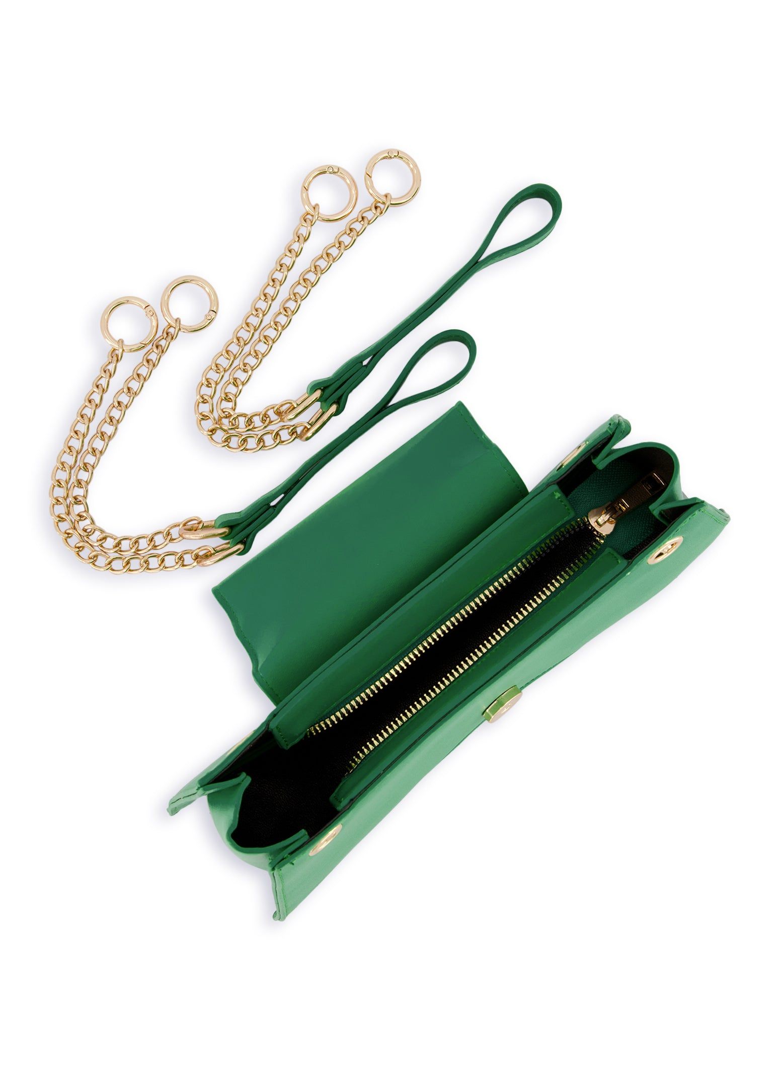 Chain Strap Detail Asymmetrical Handbag sold by Rainbow product image thumbnail 5