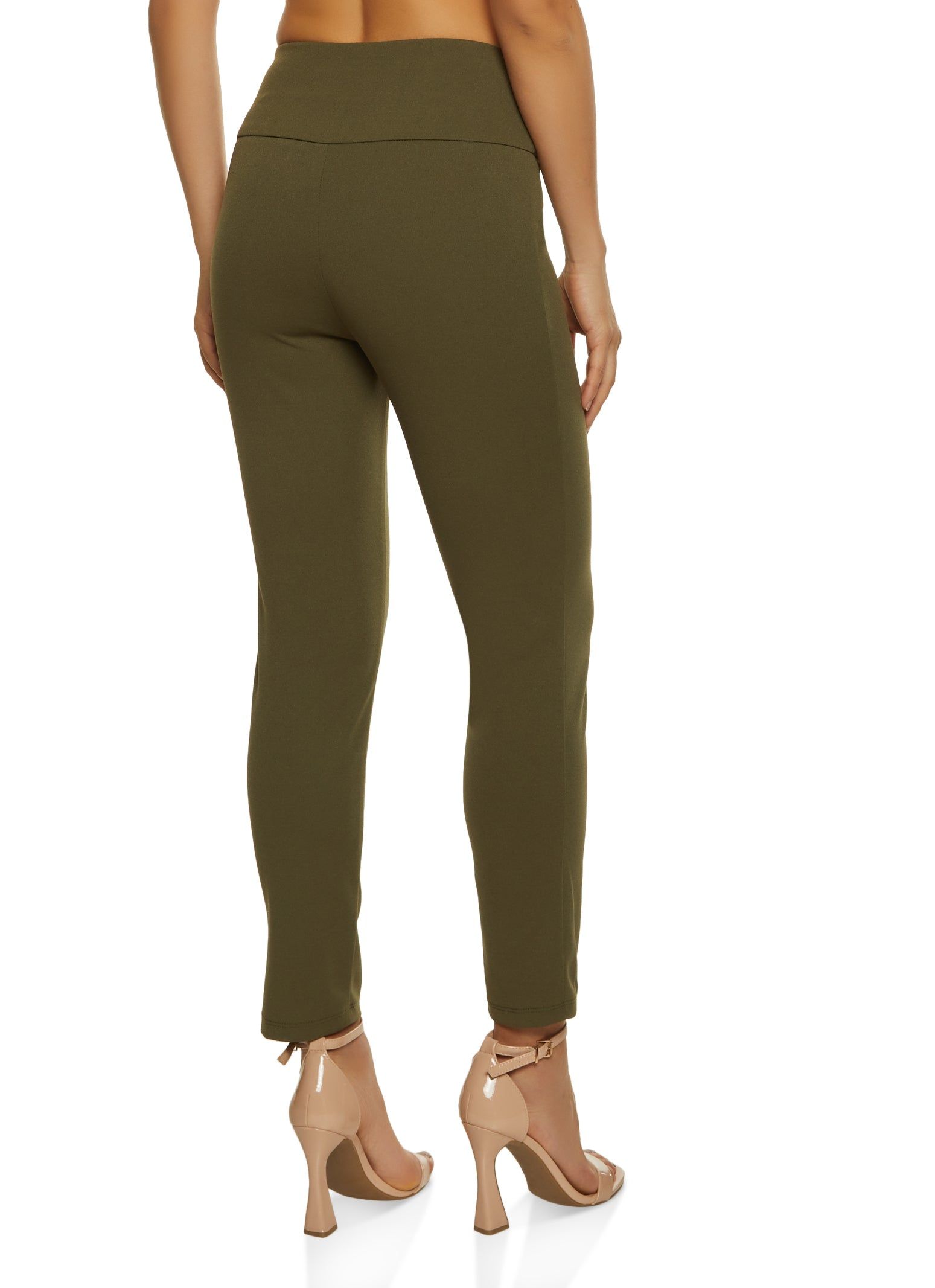 Crepe Knit Tie Waist Dress Pants sold by Rainbow product image thumbnail 2