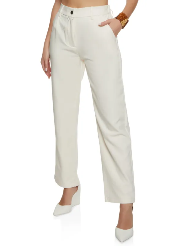High Waisted Wide Leg Dress Pants sold by Rainbow