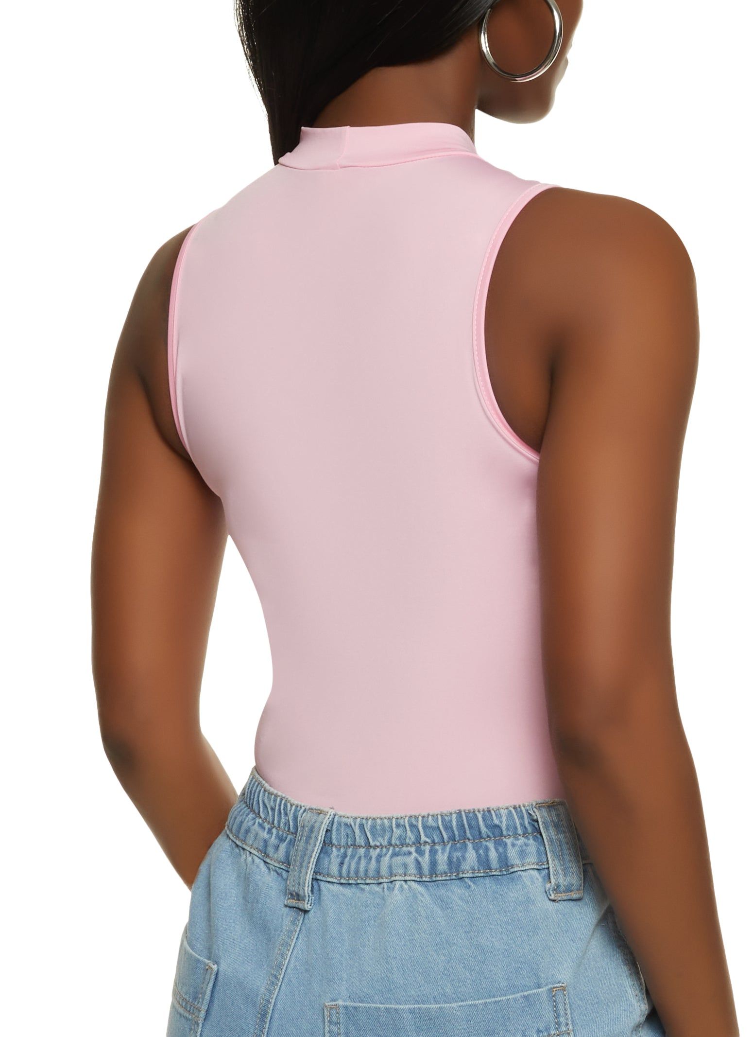 Mock Neck Tank Bodysuit sold by Rainbow product image thumbnail 3