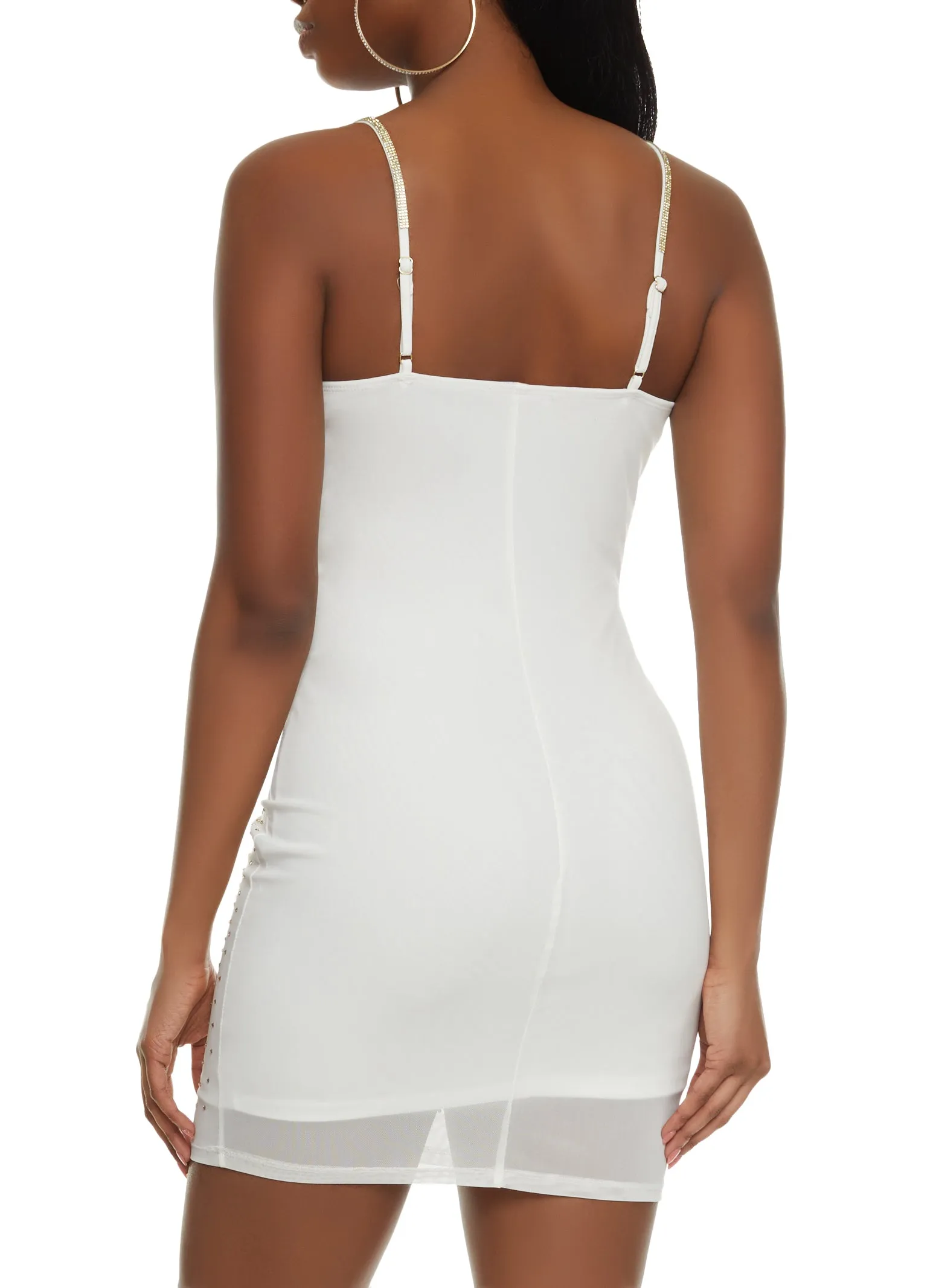 Iris Rhinestone Cami Bodycon Dress sold by Rainbow product image thumbnail 3