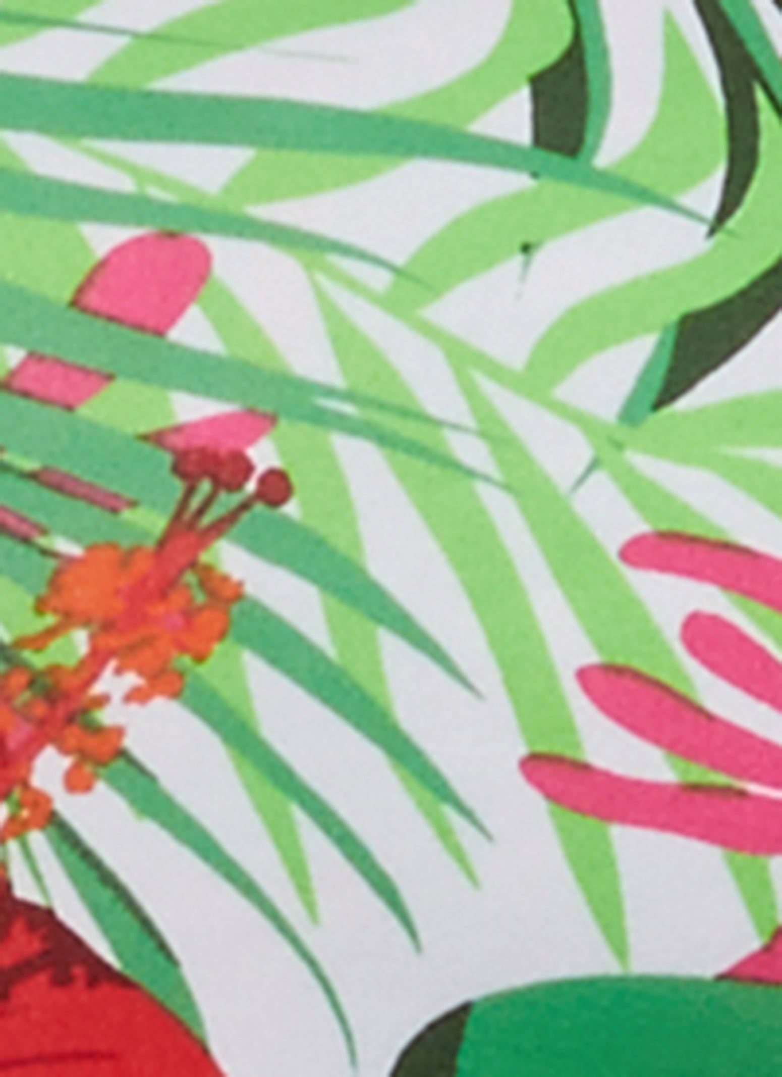 Plus Size Tropical Leaf Print Tube Romper sold by Rainbow product image thumbnail 3