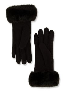 Faux Fur Cuff Gloves sold by Rainbow