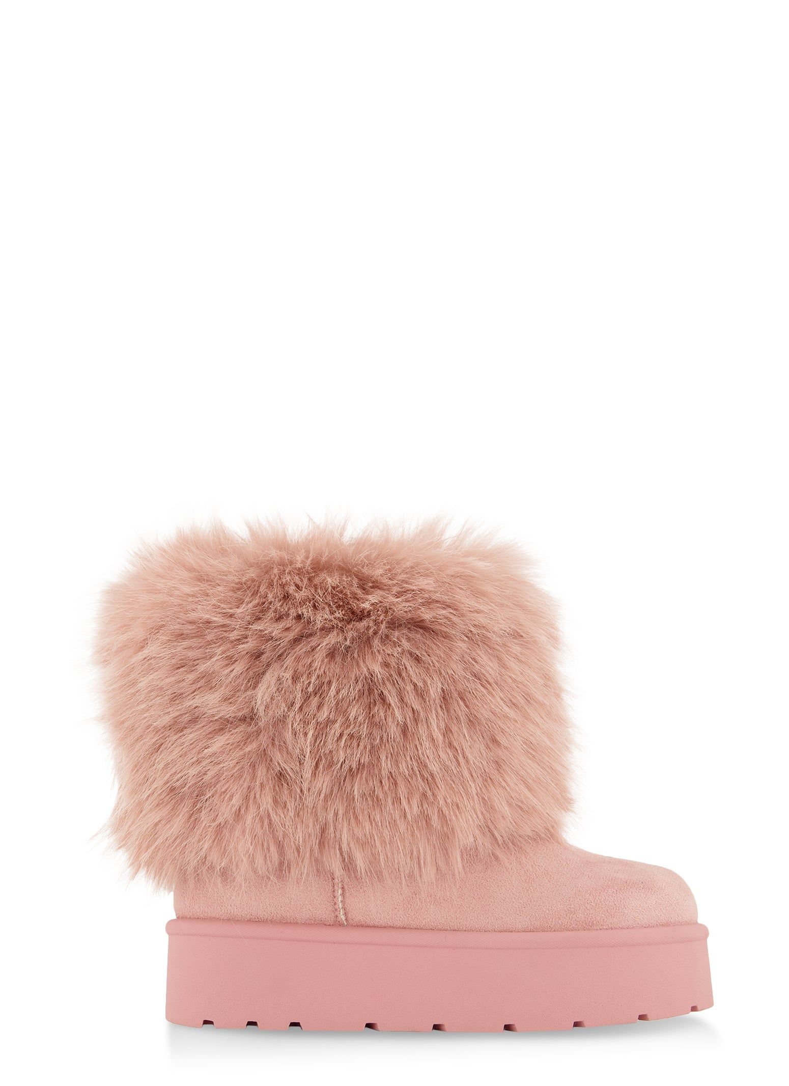 Faux Fur Platform Booties sold by Rainbow product image thumbnail 2