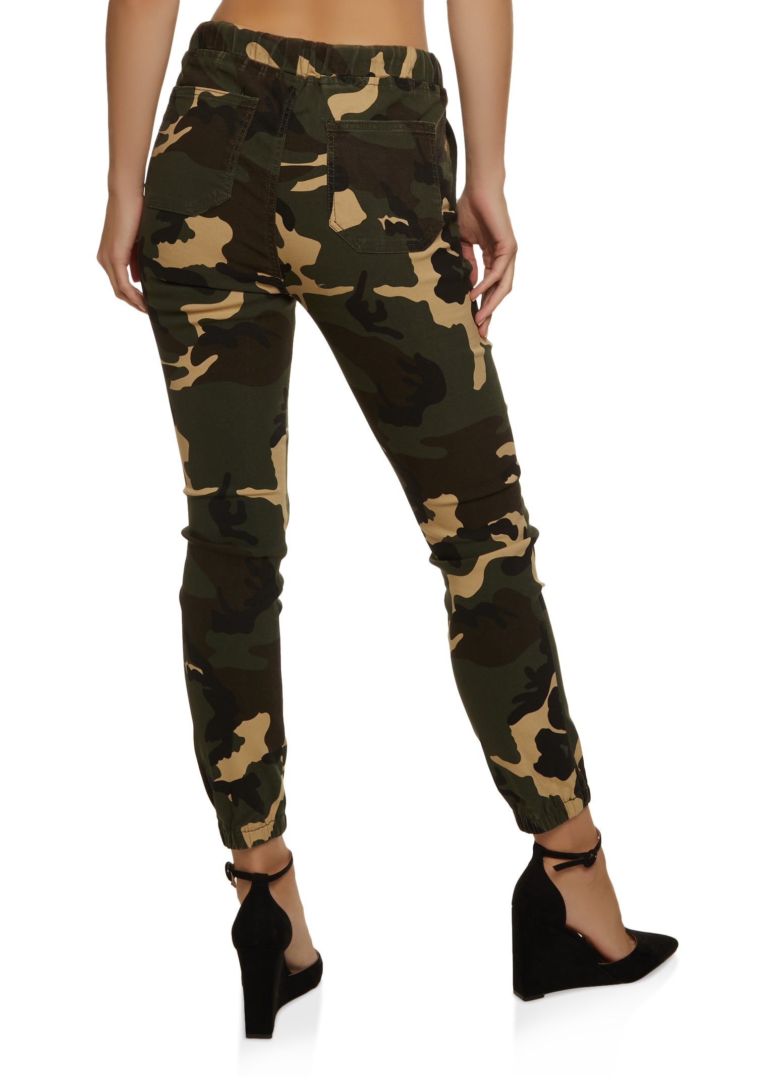 Drawstring High Waist Joggers sold by Rainbow product image thumbnail 3