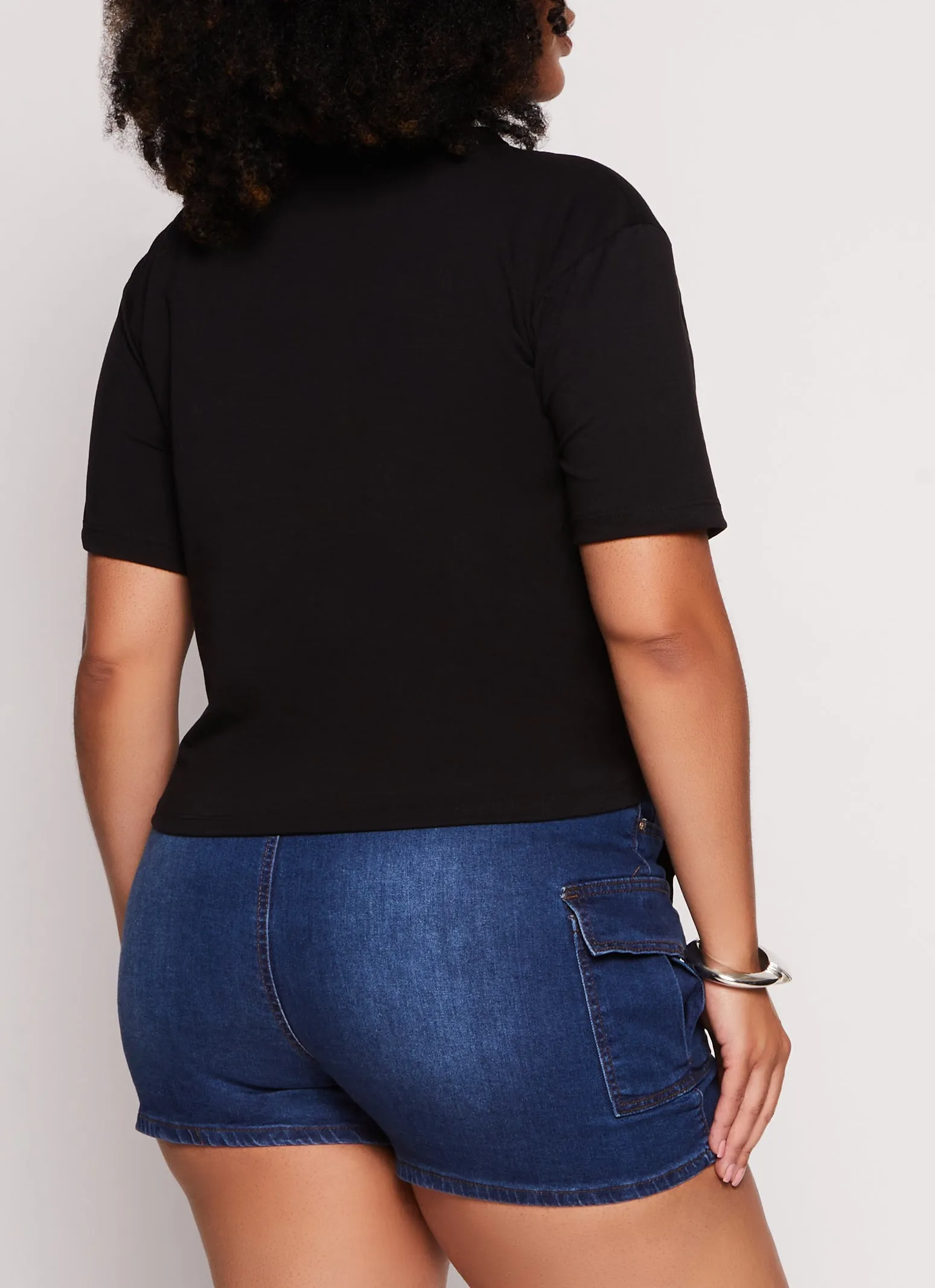 Plus Size No Worries God Got Me Graphic Tee sold by Rainbow product image thumbnail 3