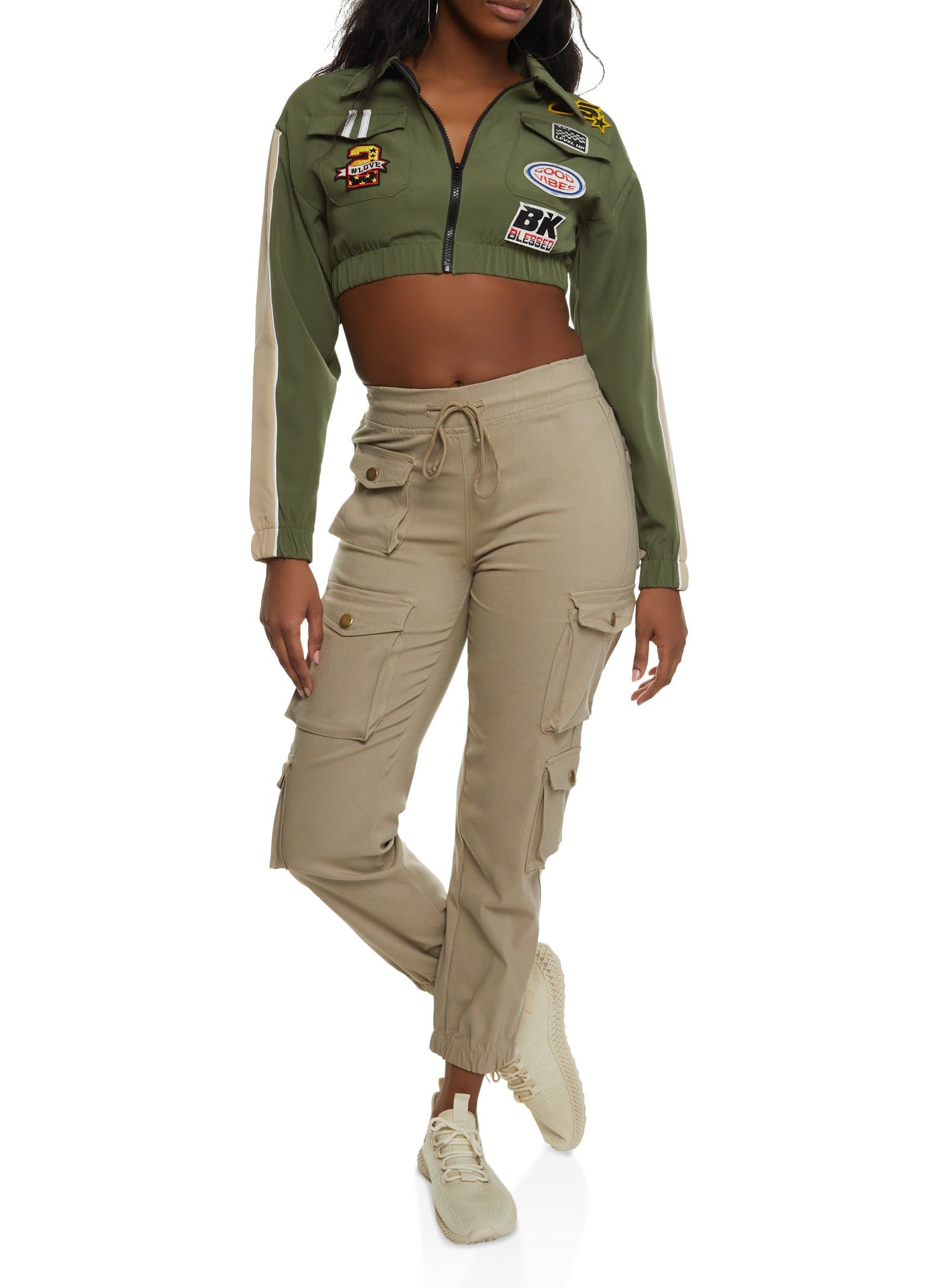 Cargo Pocket Hyperstretch Drawstring Joggers sold by Rainbow product image thumbnail 2