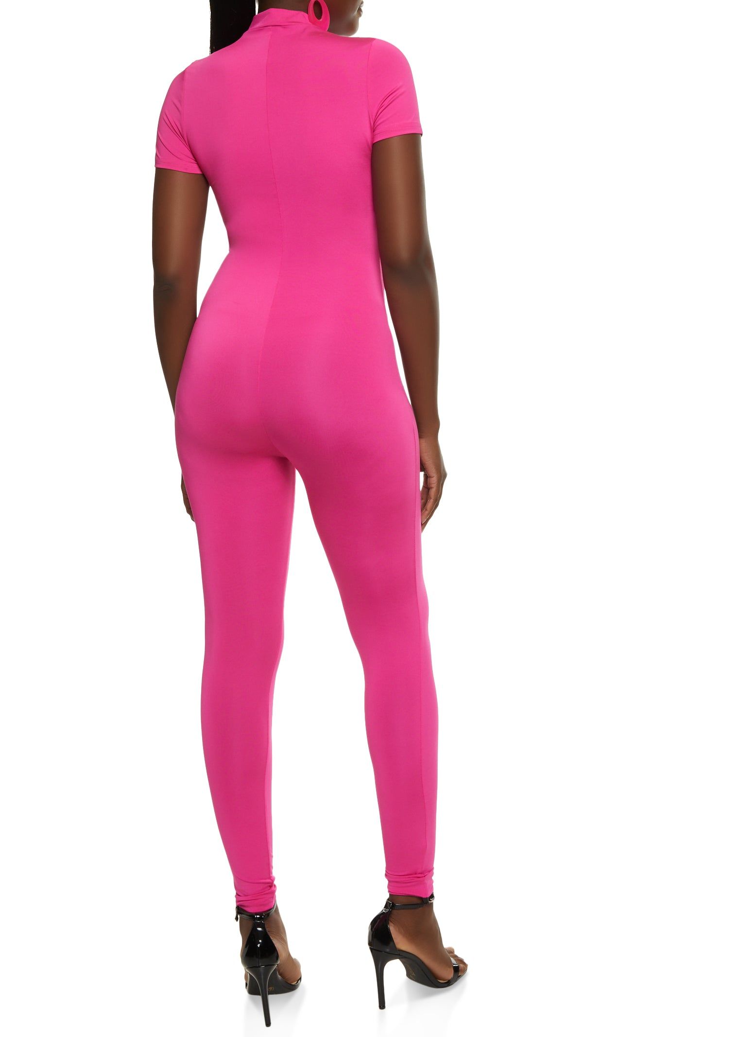 Mock Neck Zip Front Catsuit sold by Rainbow product image thumbnail 2