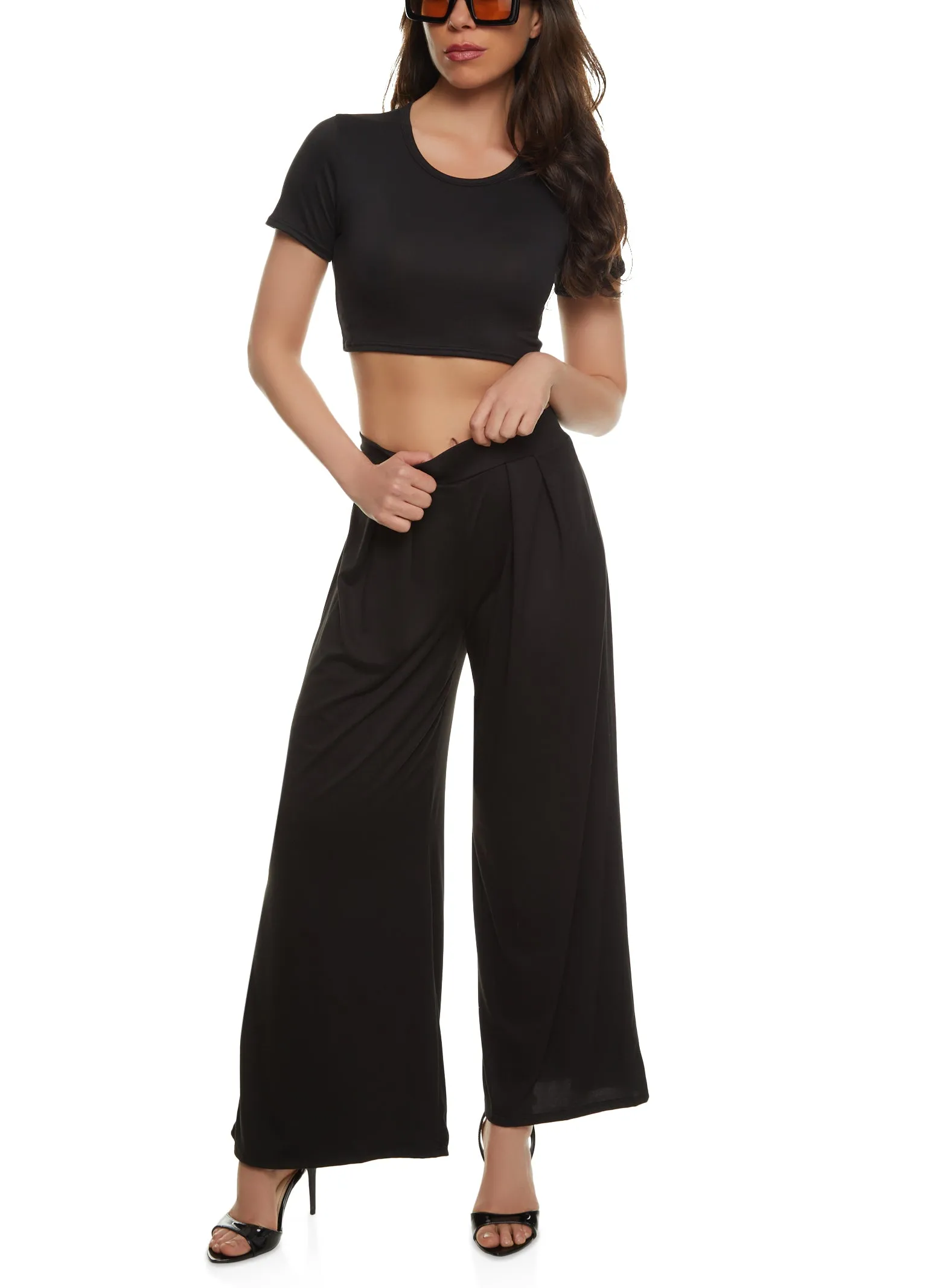 Soft Knit Crop Top sold by Rainbow product image thumbnail 4