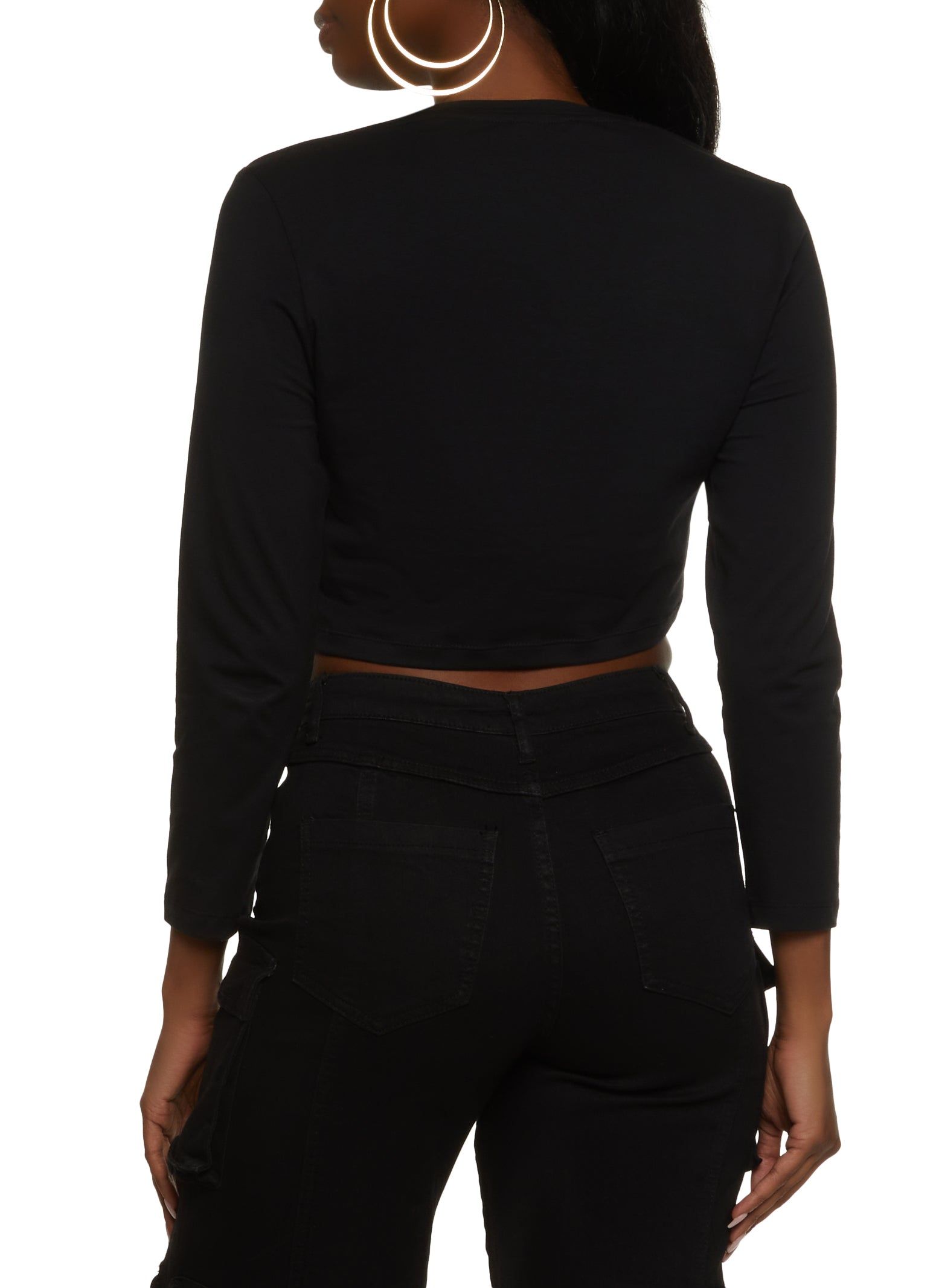 Nutritional Facts Long Sleeve Rhinestone Graphic Tee sold by Rainbow product image thumbnail 2