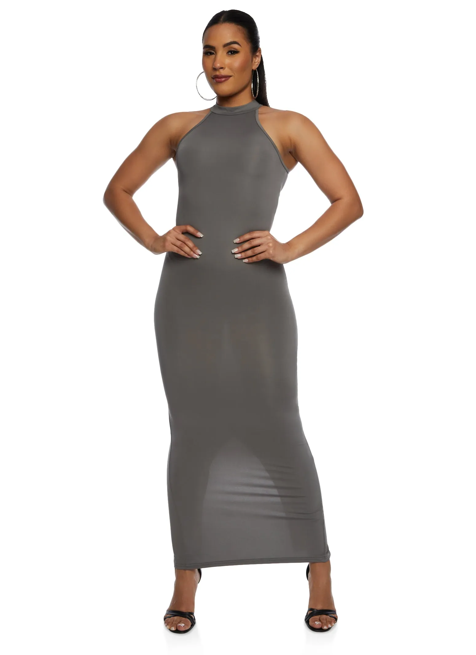 Daisy Mock Neck Tank Maxi Dress sold by Rainbow product image thumbnail 2