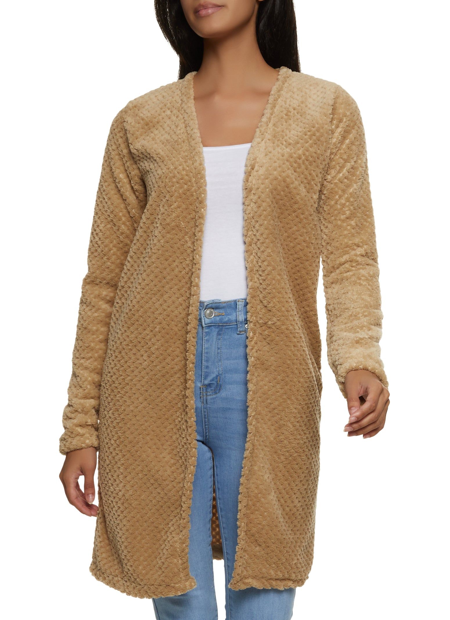 Quilted Plush Long Sleeve Duster sold by Rainbow